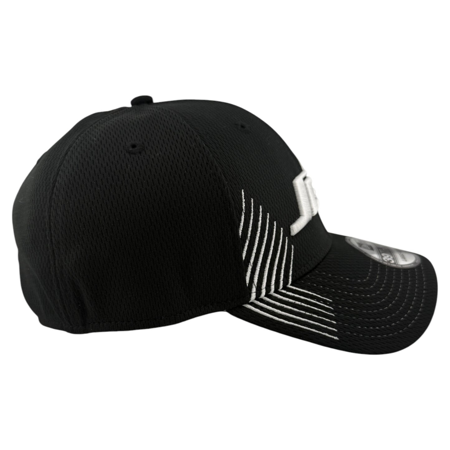 New Era New York Jets NFL Active Black/White Neo 39Thirty Flex Fit Hat Cap