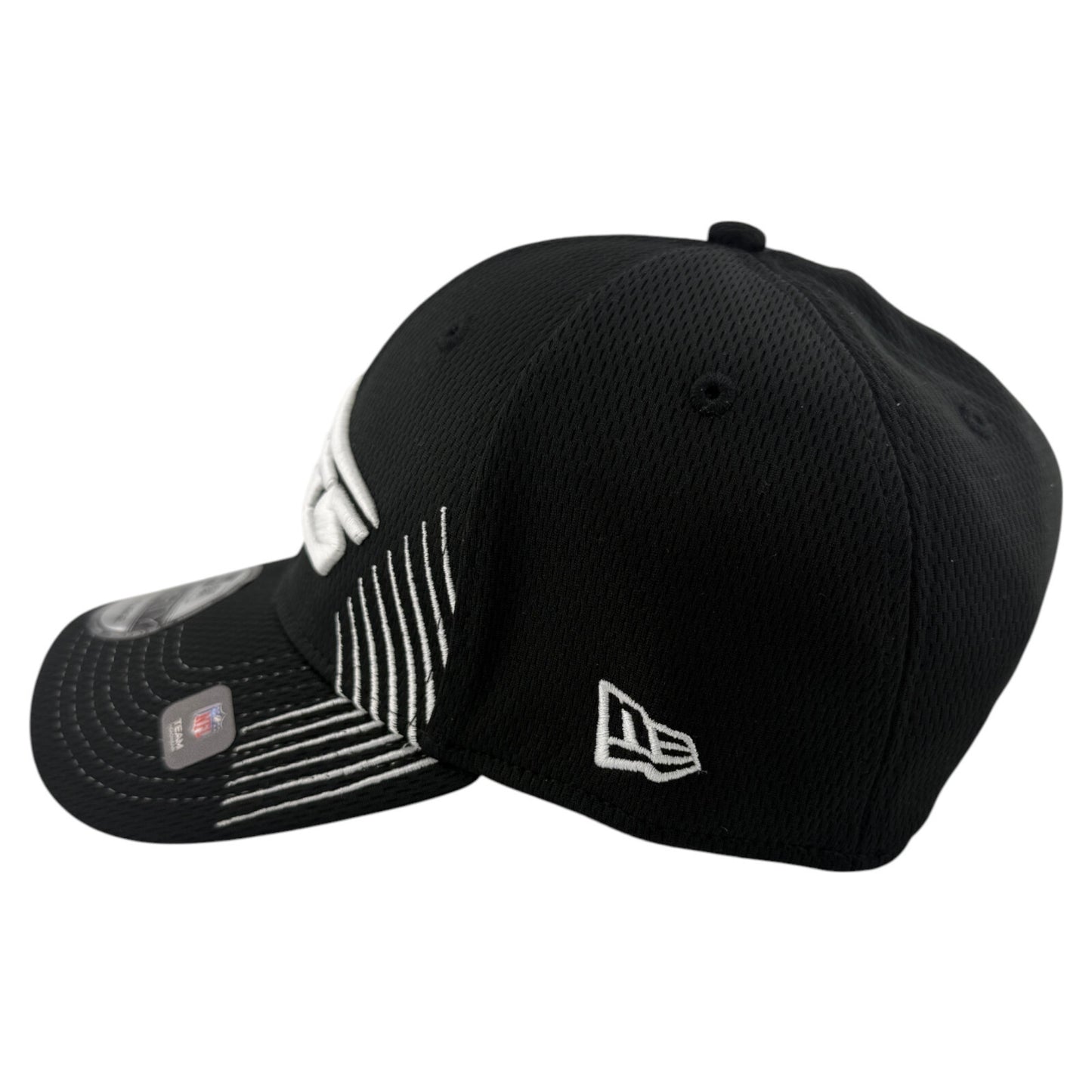 New Era New York Jets NFL Active Black/White Neo 39Thirty Flex Fit Hat Cap