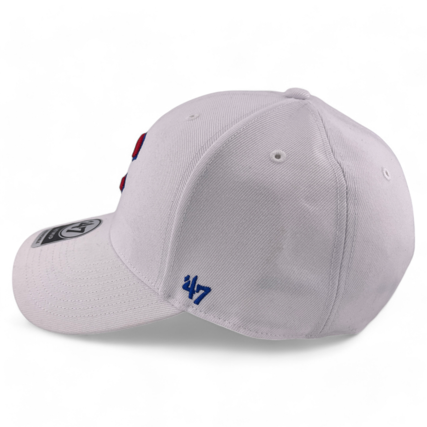 '47 Brand Chicago Cubs MLB White Grey UV Red C Logo MVP Adjustable Hat Cap