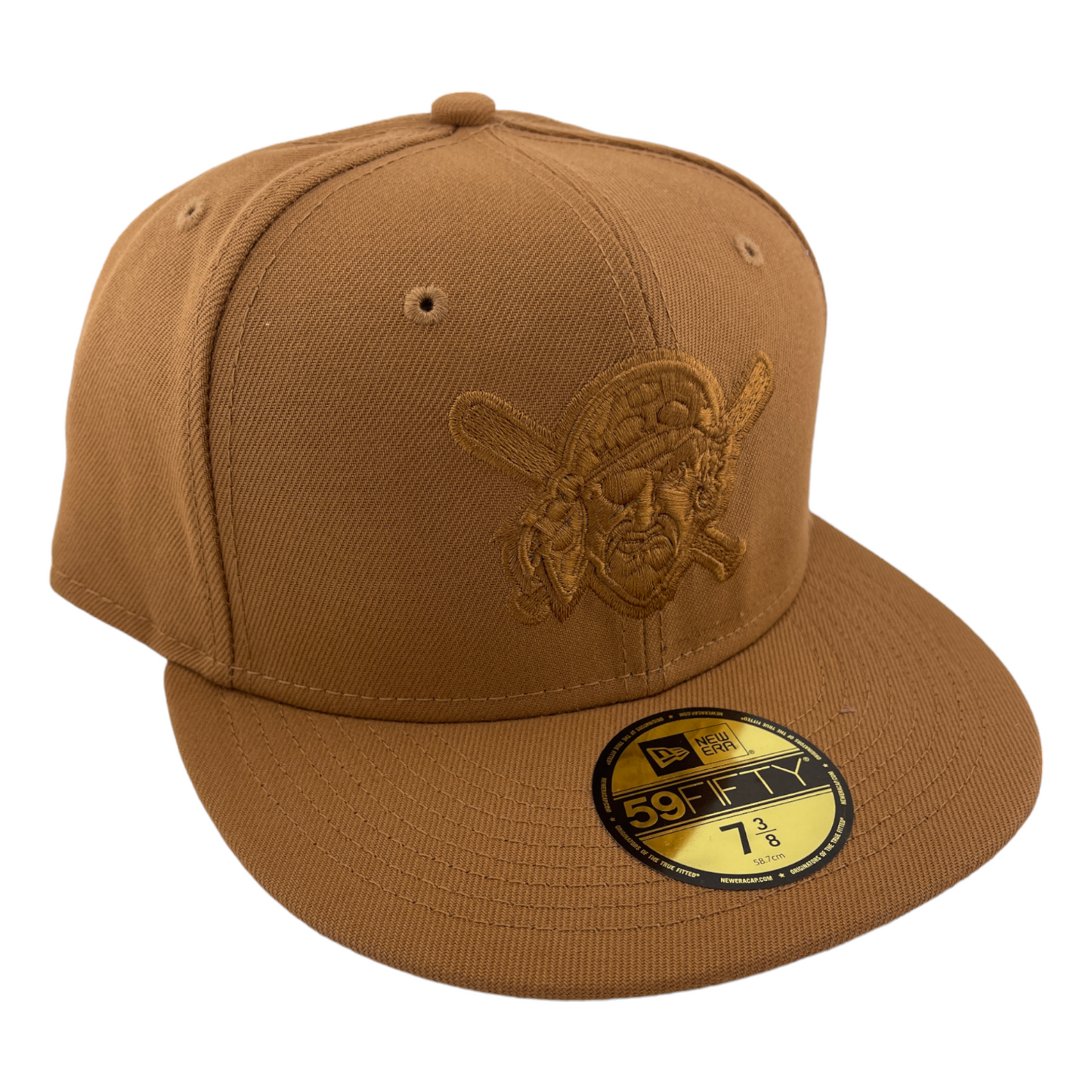 New Era Pittsburgh Pirates Tan Color Pack Brown/Grey UV MLB 59FIFTY Fitted Hat Cap