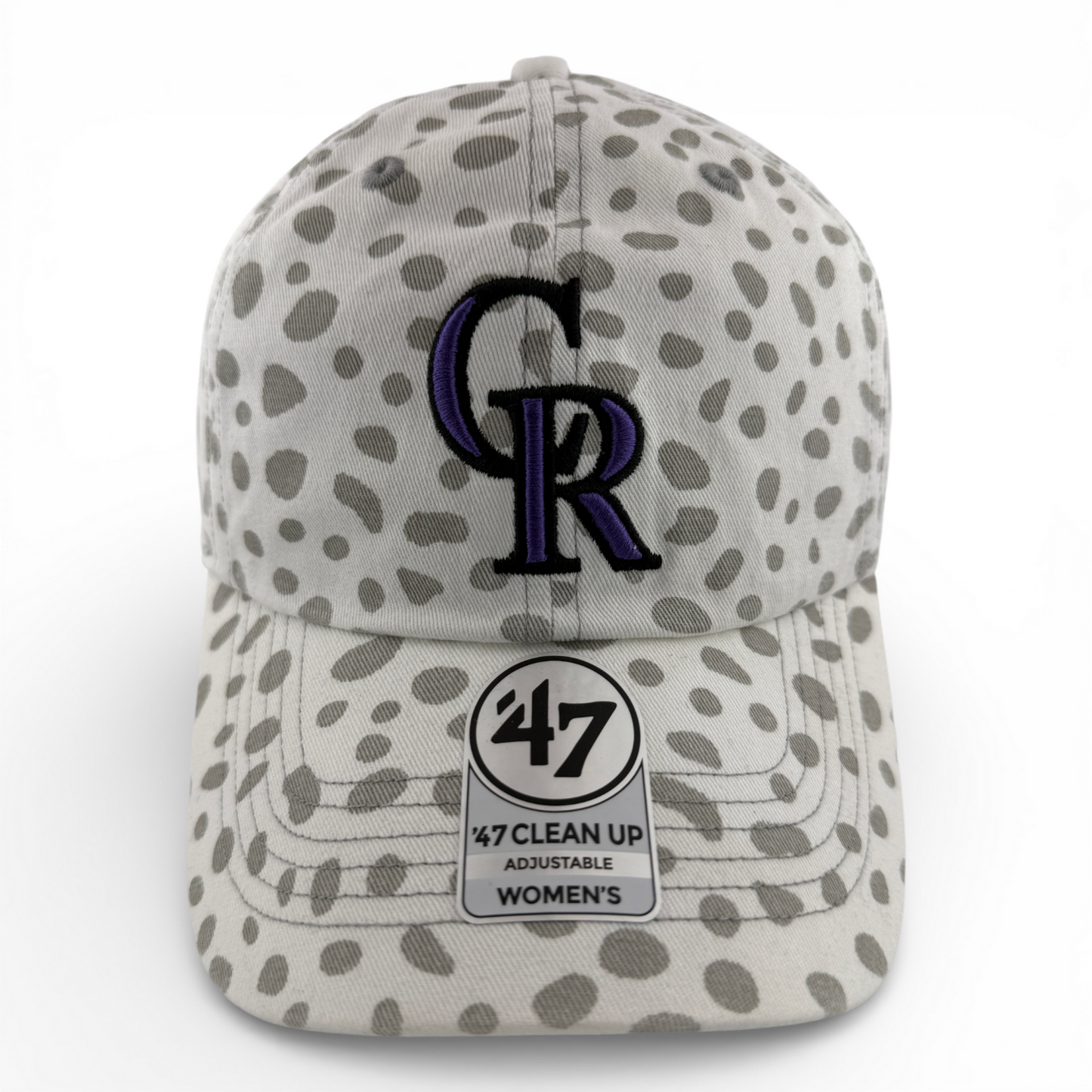 '47 Brand Colorado Rockies MLB Cheetah Clean Up Women's Adjustable Dad Hat Cap