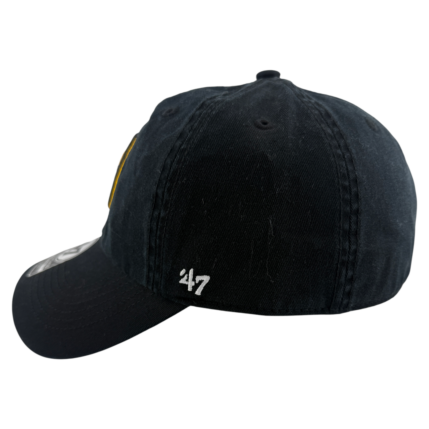 '47 Brand Boston Bruins NHL Black Classic Franchise Fitted Dad Hat Cap Large