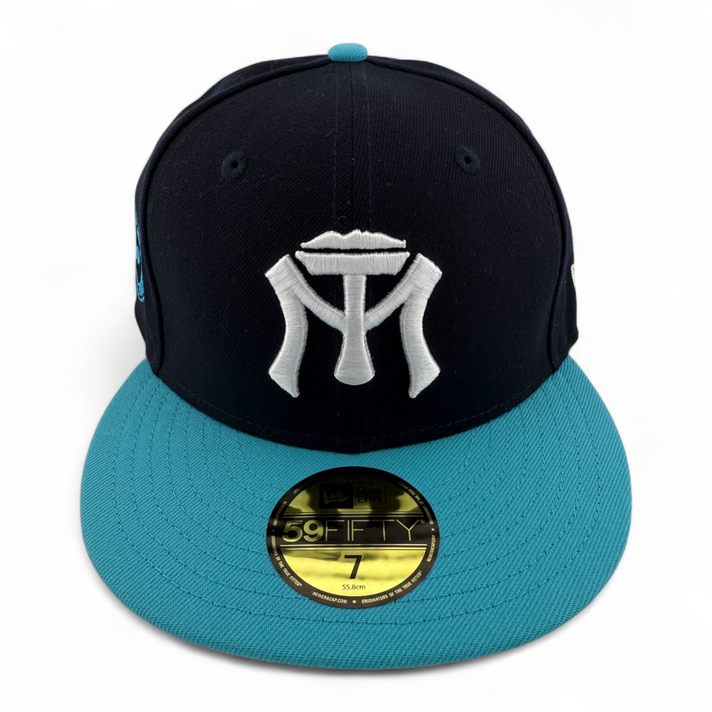 New Era Sultanes de Monterrey México League LMB Navy/Teal 59FIFTY Fitted Hat Cap