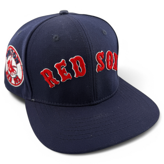 Pro Standard Boston Red Sox MLB Side Patch Navy Adjustable Snapback Hat Cap