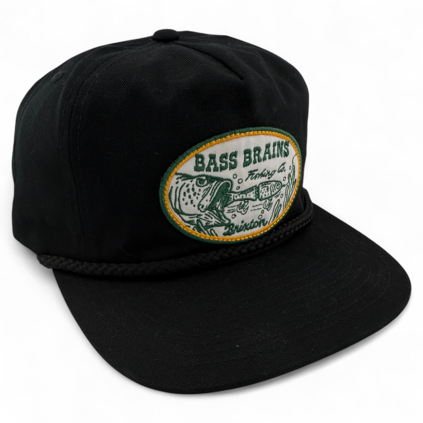 Brixton Company x Bass Brains Swim HP Rope A-Frame Snapback Adjustable Hat Cap
