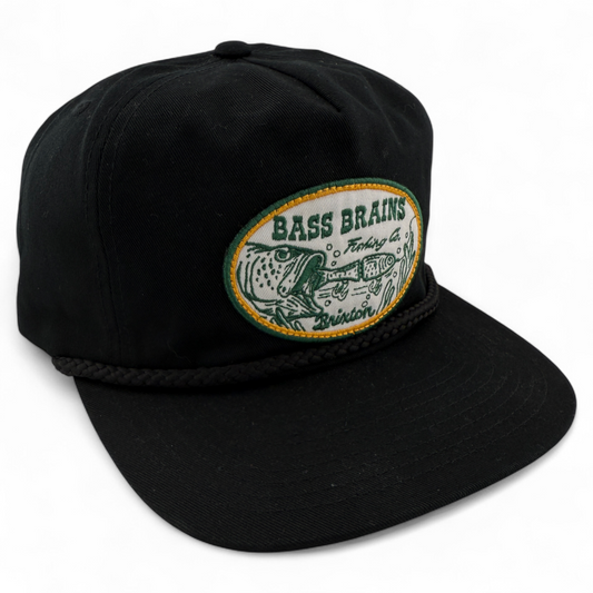 Brixton Company x Bass Brains Swim HP Rope A-Frame Snapback Adjustable Hat Cap