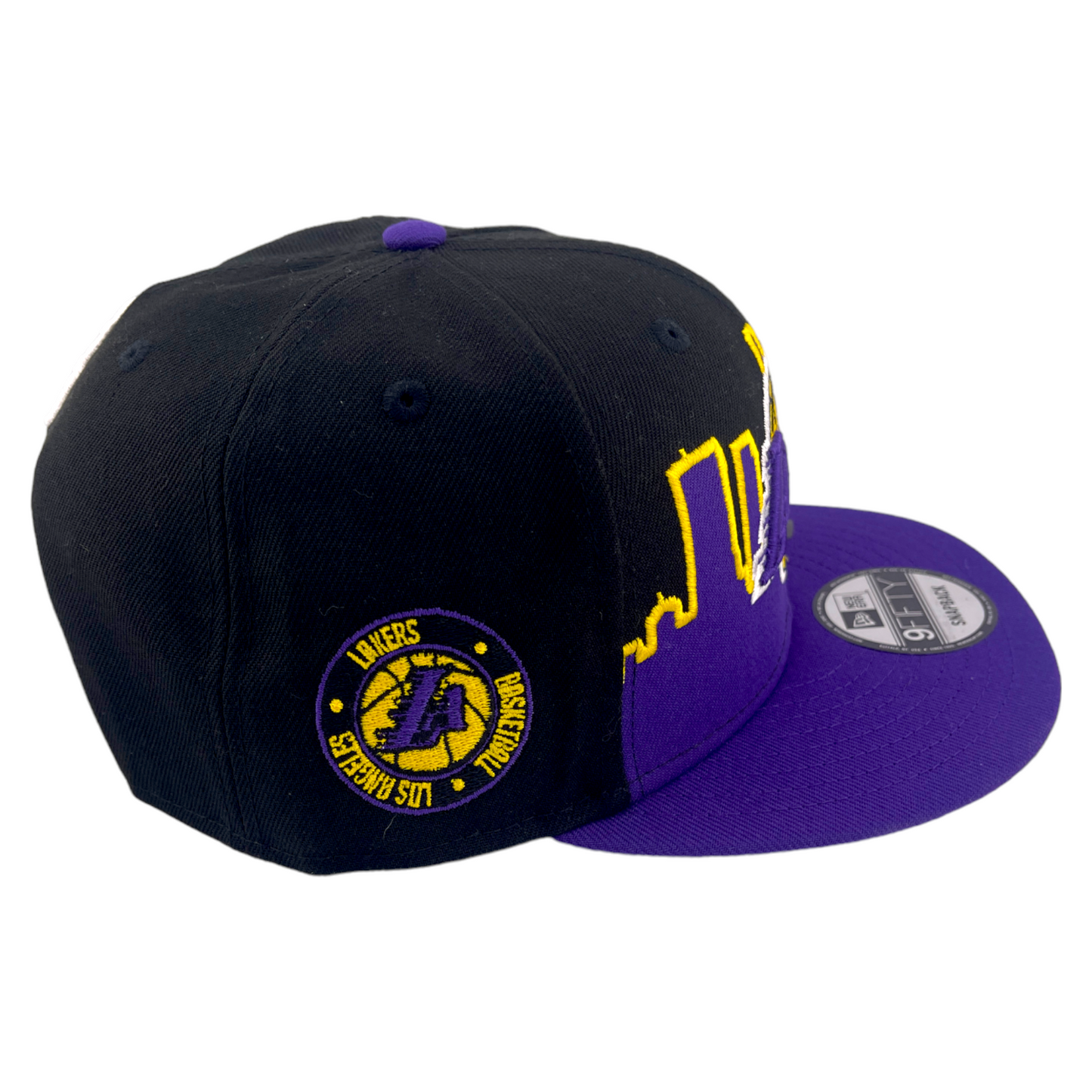 New Era Los Angeles Lakers Tip Off 2022 Black/Purple NBA 9FIFTY Snapback Hat Cap