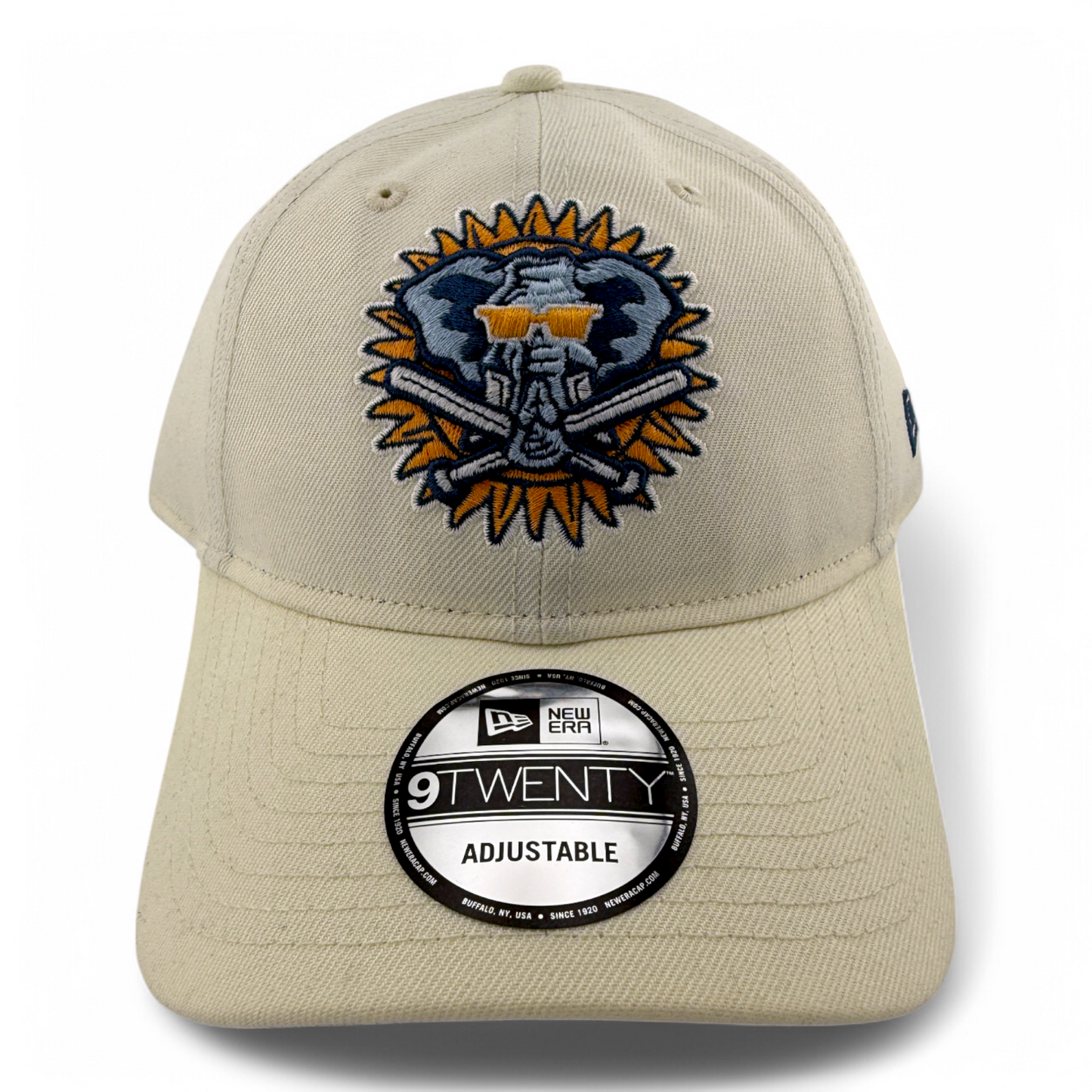 New Era Oakland Athletics A's MLB Pastel Cream 9Twenty Adjustable Dad Hat Cap