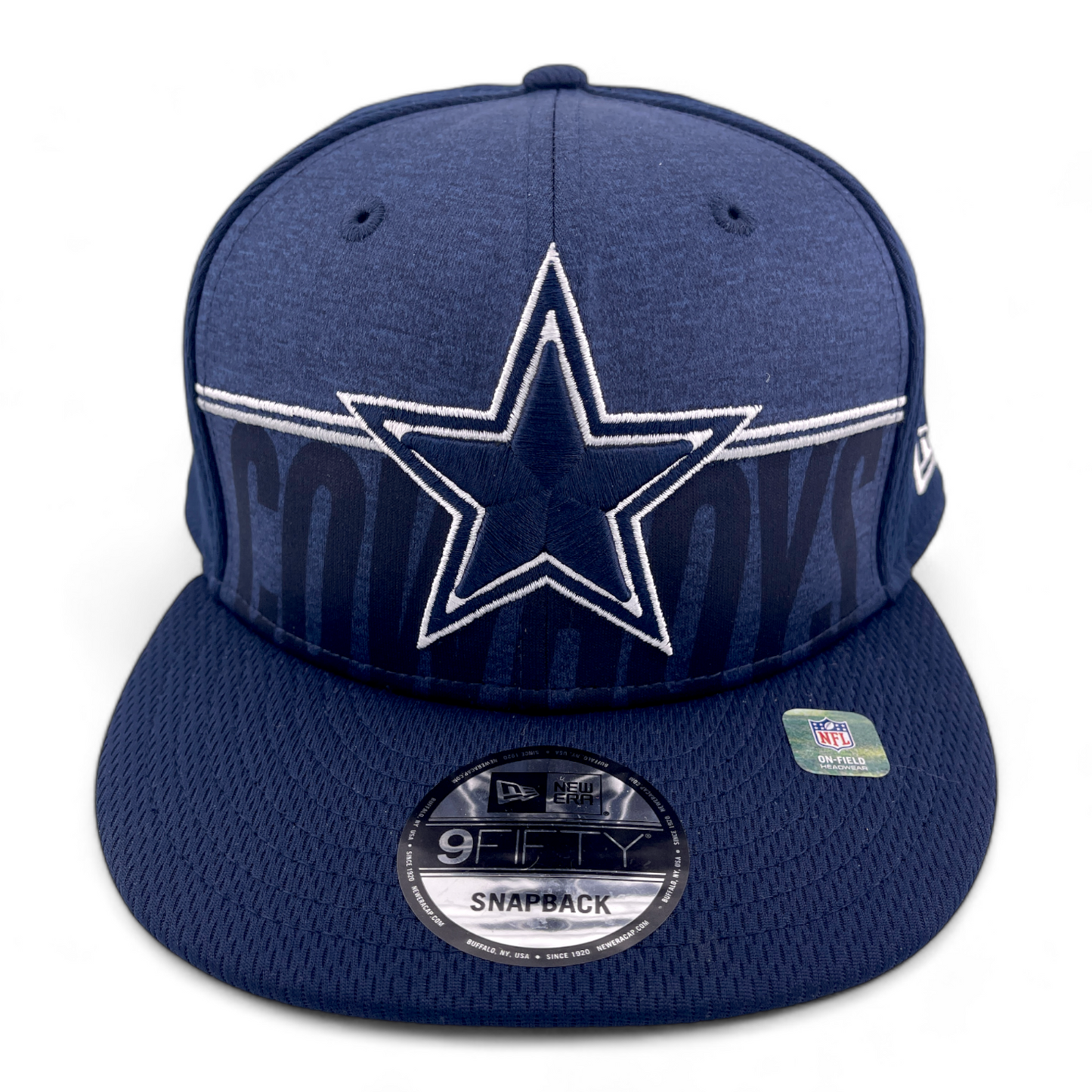 New Era Dallas Cowboys NFL 2023 Training Camp Navy Blue 9Fifty Snapback Hat Cap