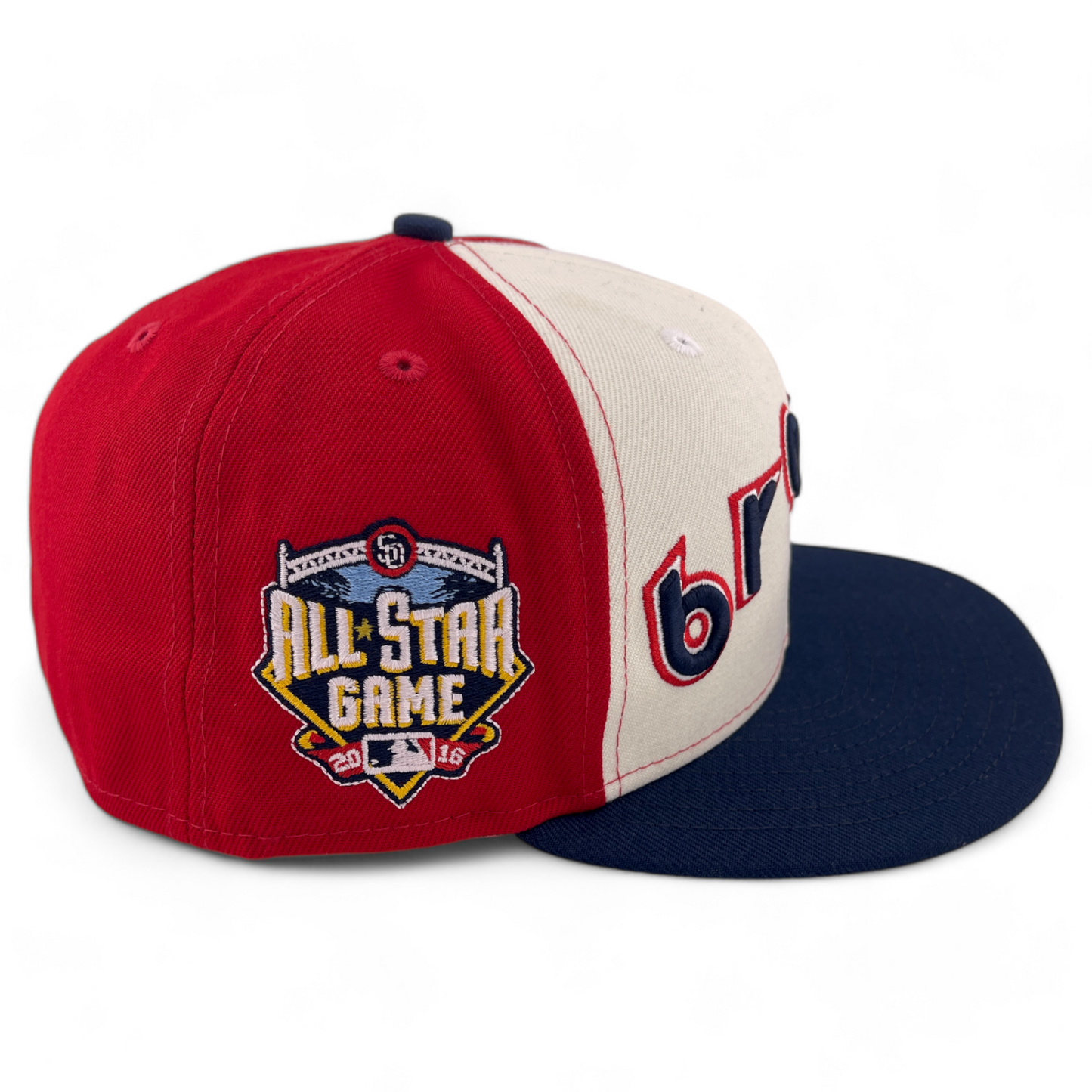 New Era Atlanta Braves MLB Retro Fun Logo Pack Red/Blue 59Fifty Fitted Hat