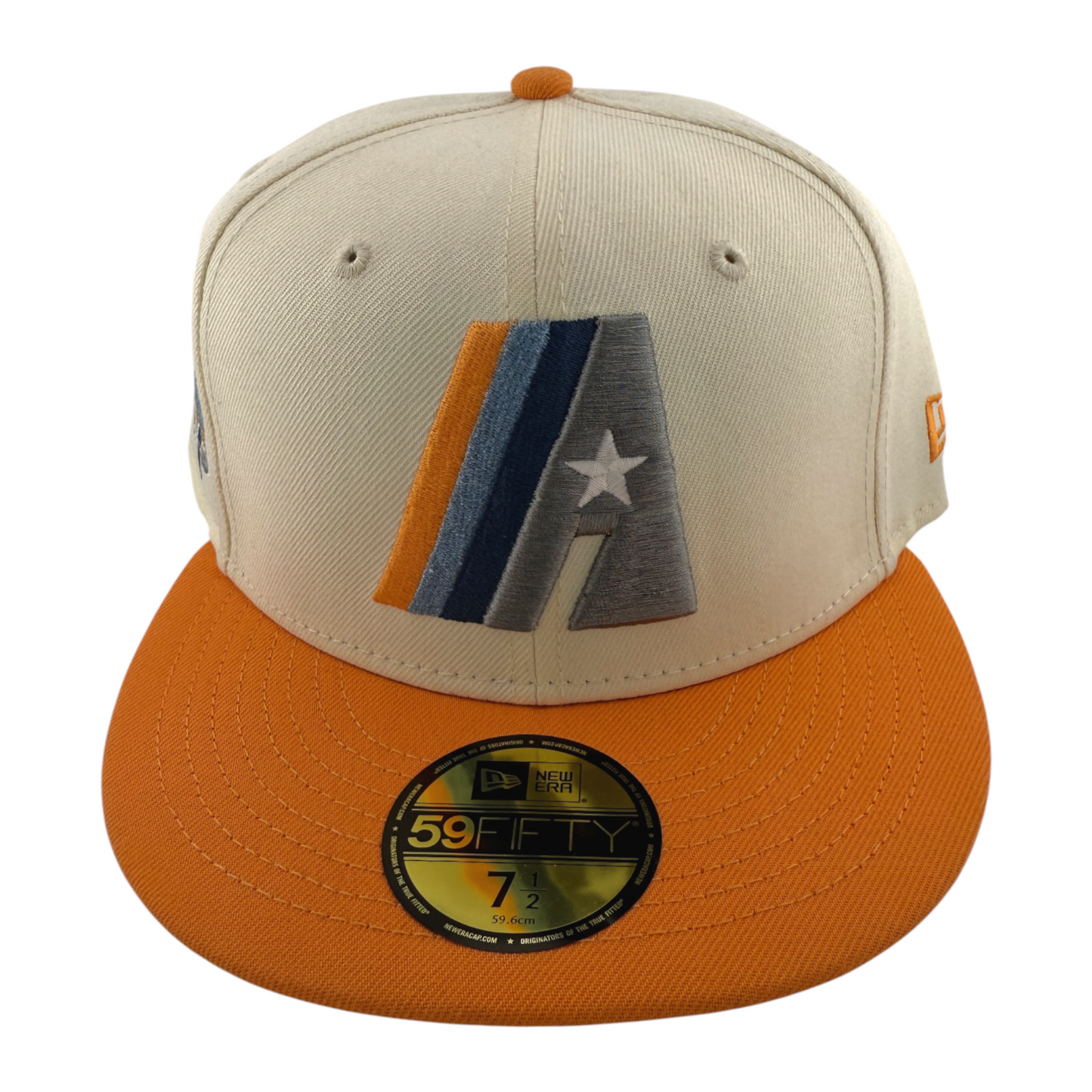 New Era Houston Astros MLB Pastel Punch Creamsicle Cream 59Fifty Fitted Hat Cap