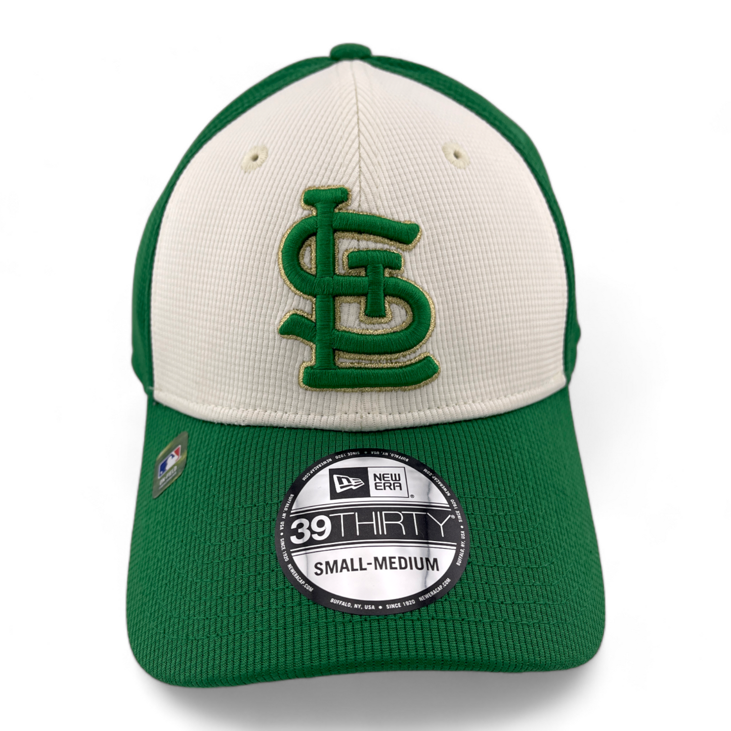 New Era St. Louis Cardinals MLB 2024 St. Patrick's Day Ivory 39Thirty Hat Cap