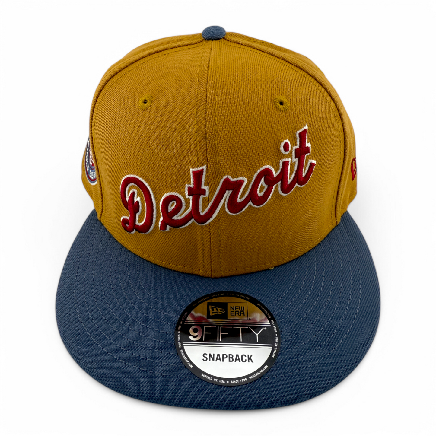 New Era Detroit Tigers MLB Panama Tan 9FIFTY Snapback Adjustable Hat Cap