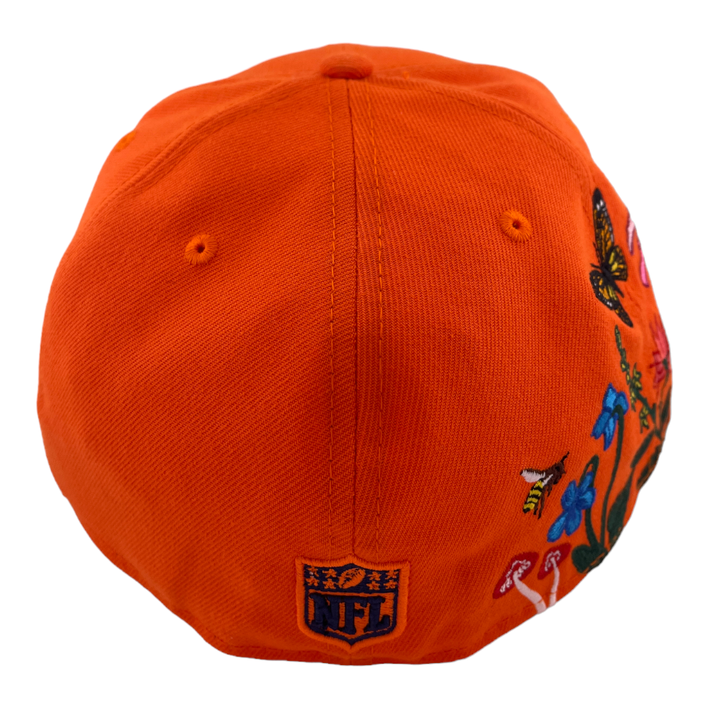 New Era Denver Broncos Blooming Floral Embroidery Flower Side 59FIFTY Fitted Hat Cap