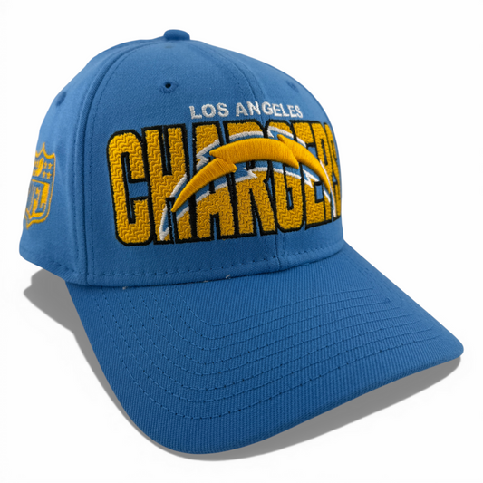New Era Los Angeles Chargers NFL 2023 Draft Yellow/Blue 39Thirty Hat Cap