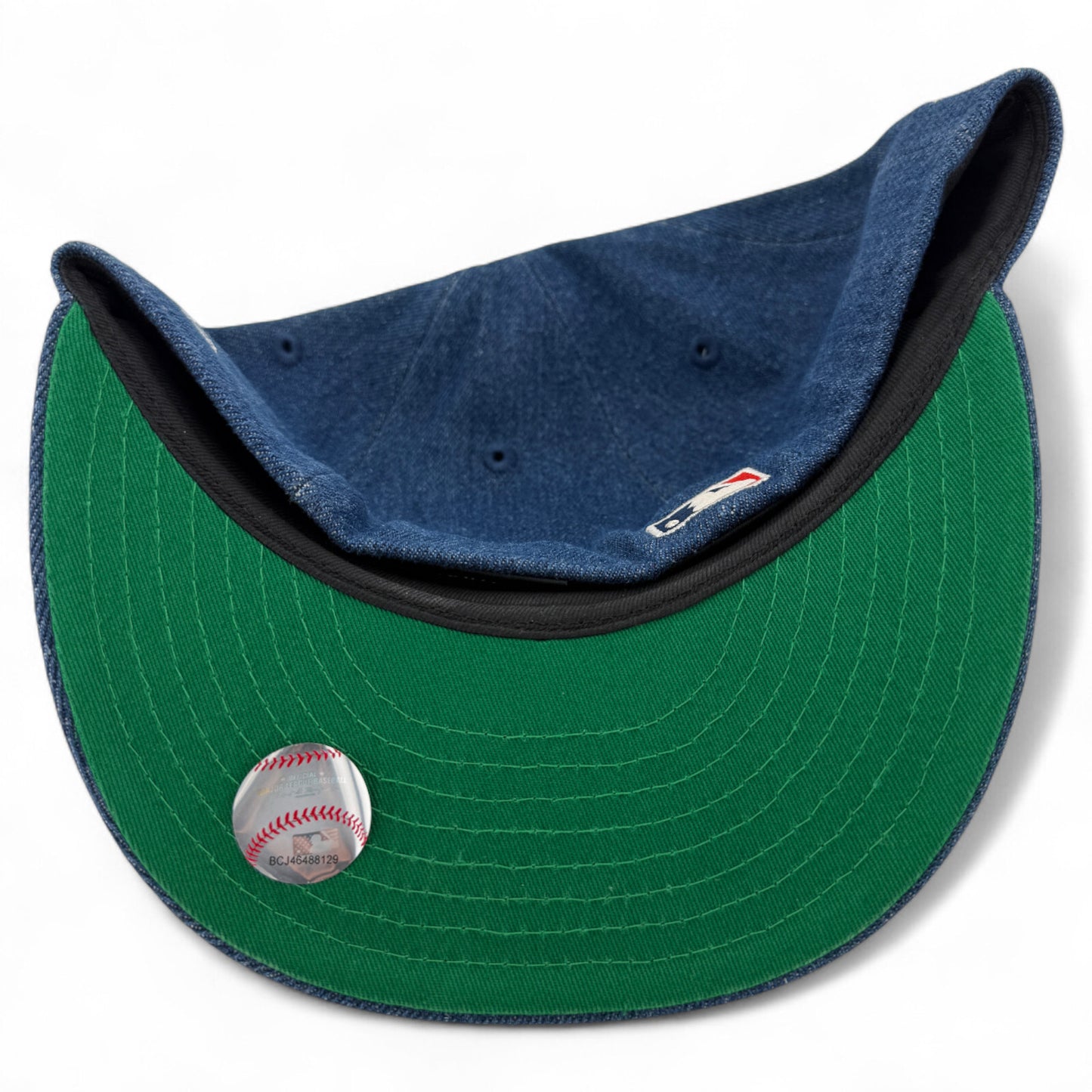 New Era Oakland Athletics A's MLB Denim 1989 World Series 59FIFTY Fitted Hat Cap