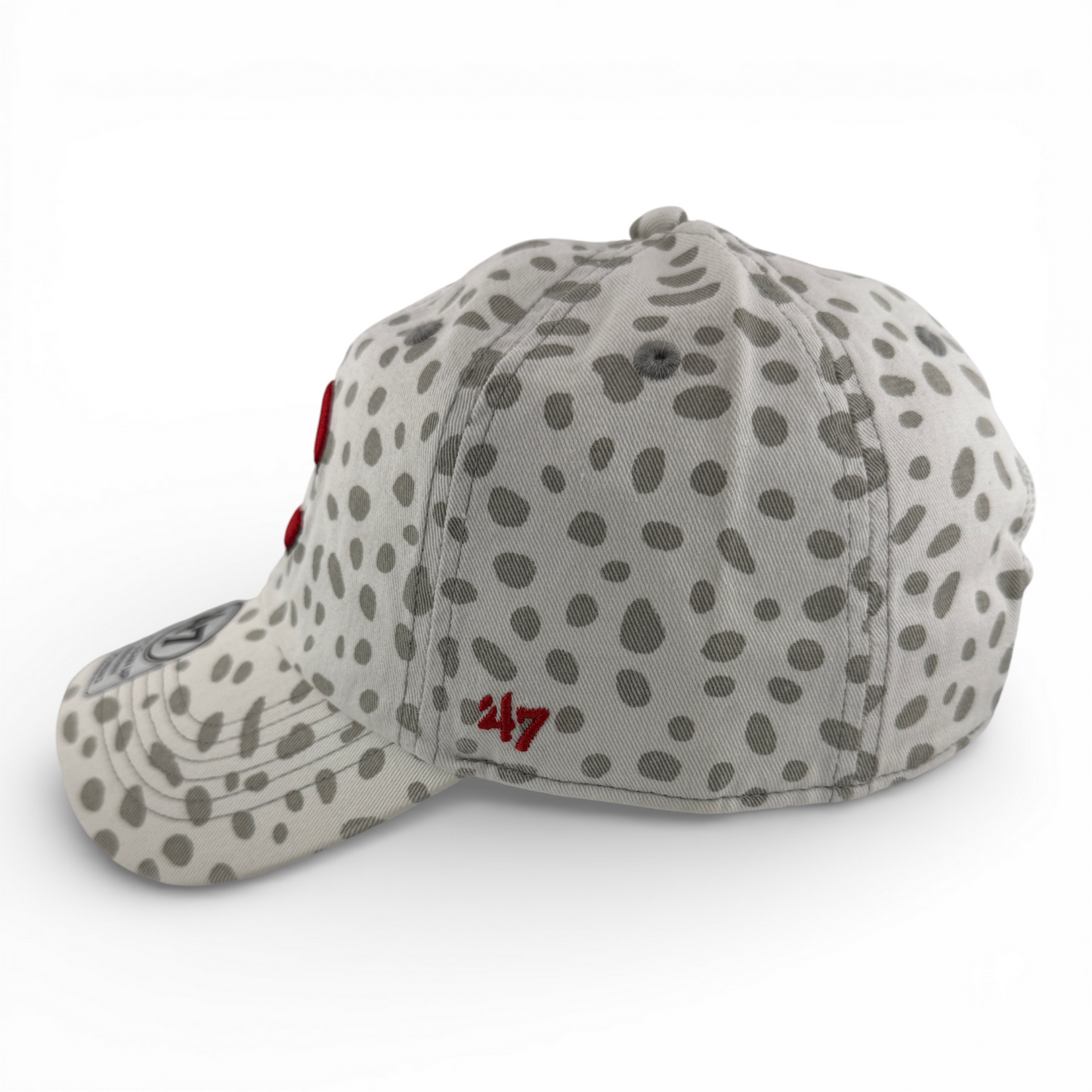 '47 Brand Cincinnati Reds MLB Cheetah Clean Up Women's Adjustable Dad Hat Cap