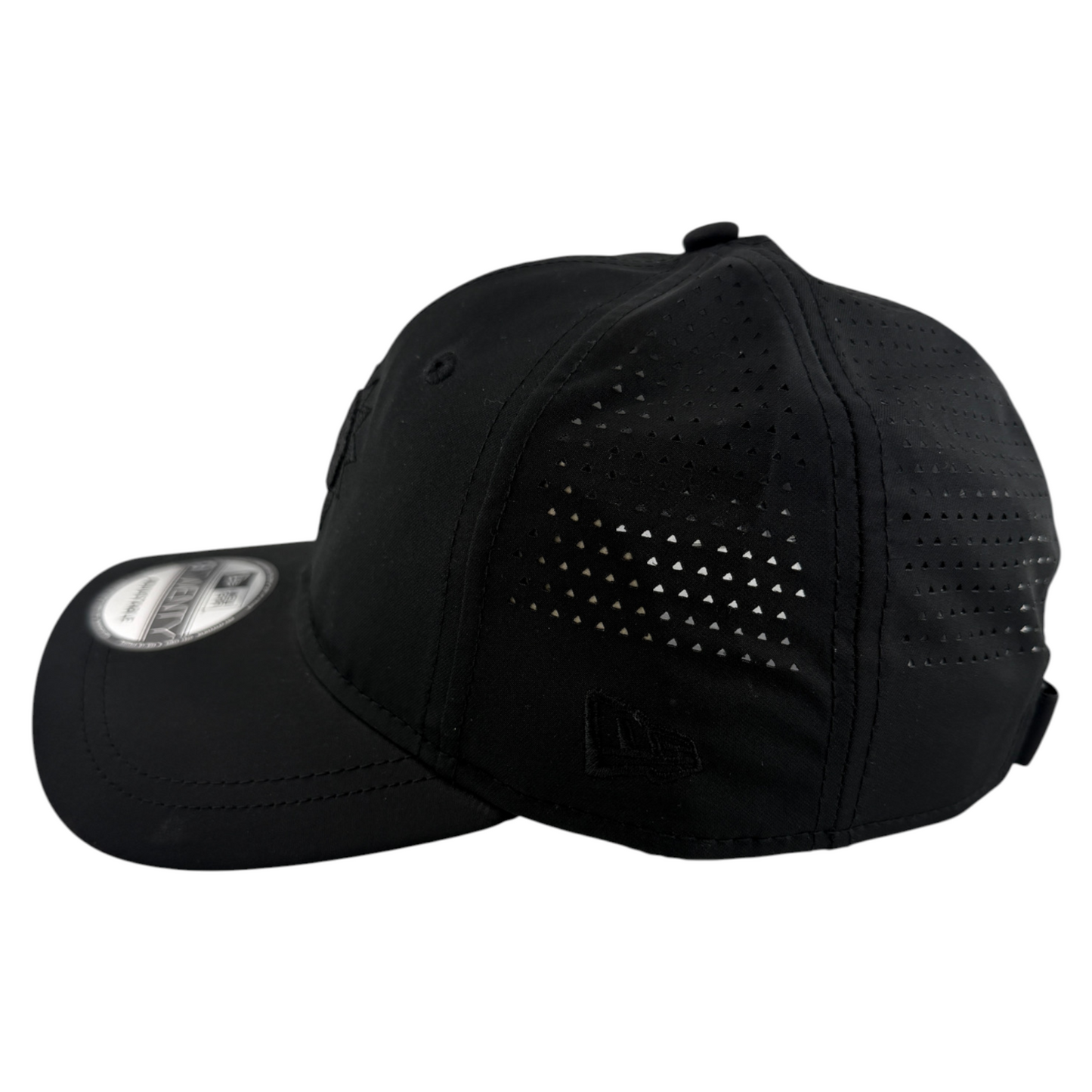 New Era Phoenix Suns NBA Black on Black Active 9Twenty Adjustable Dad Hat Cap