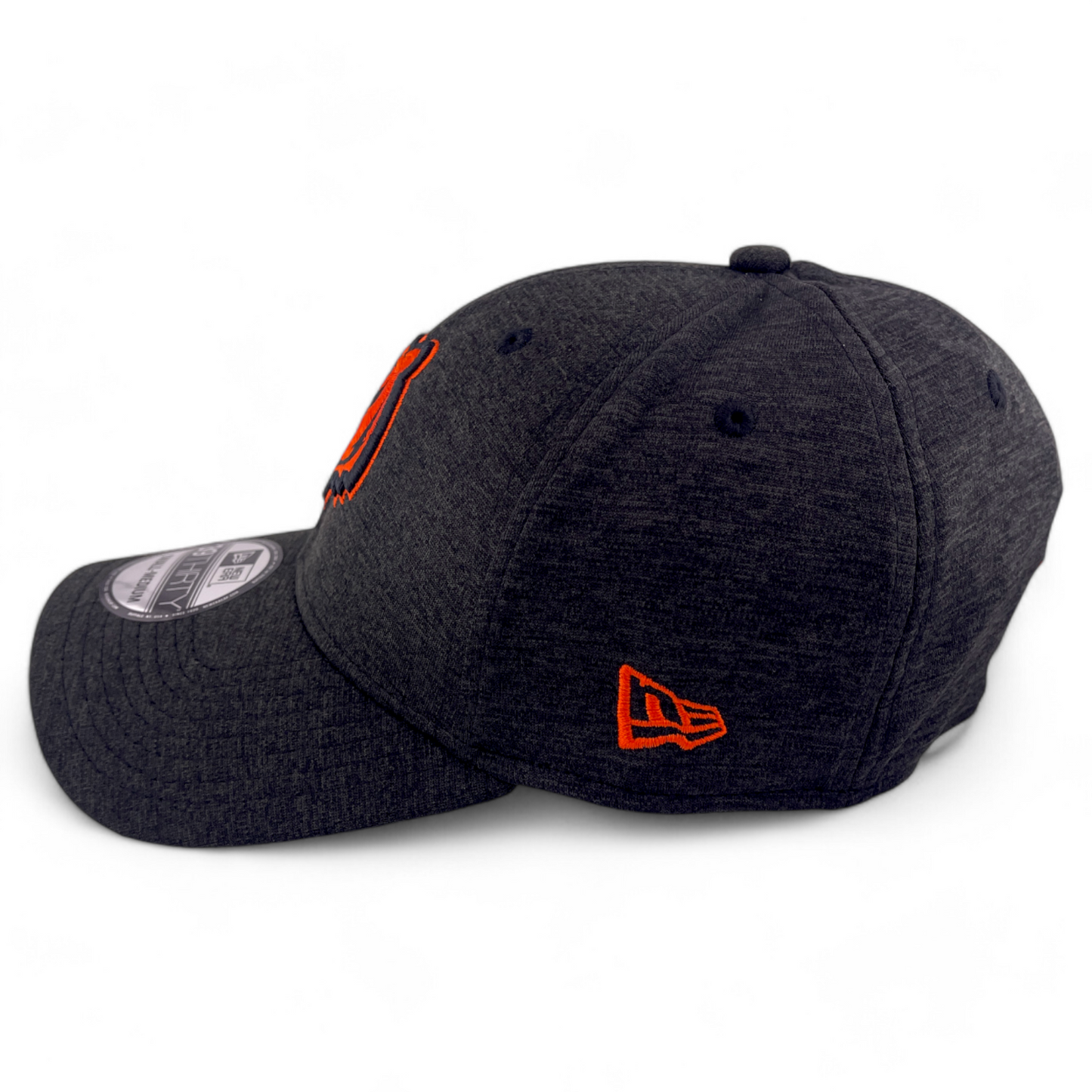 New Era Cincinnati Bengals NFL Shadow Land Heathered Grey 39Thirty Flex Fit Hat