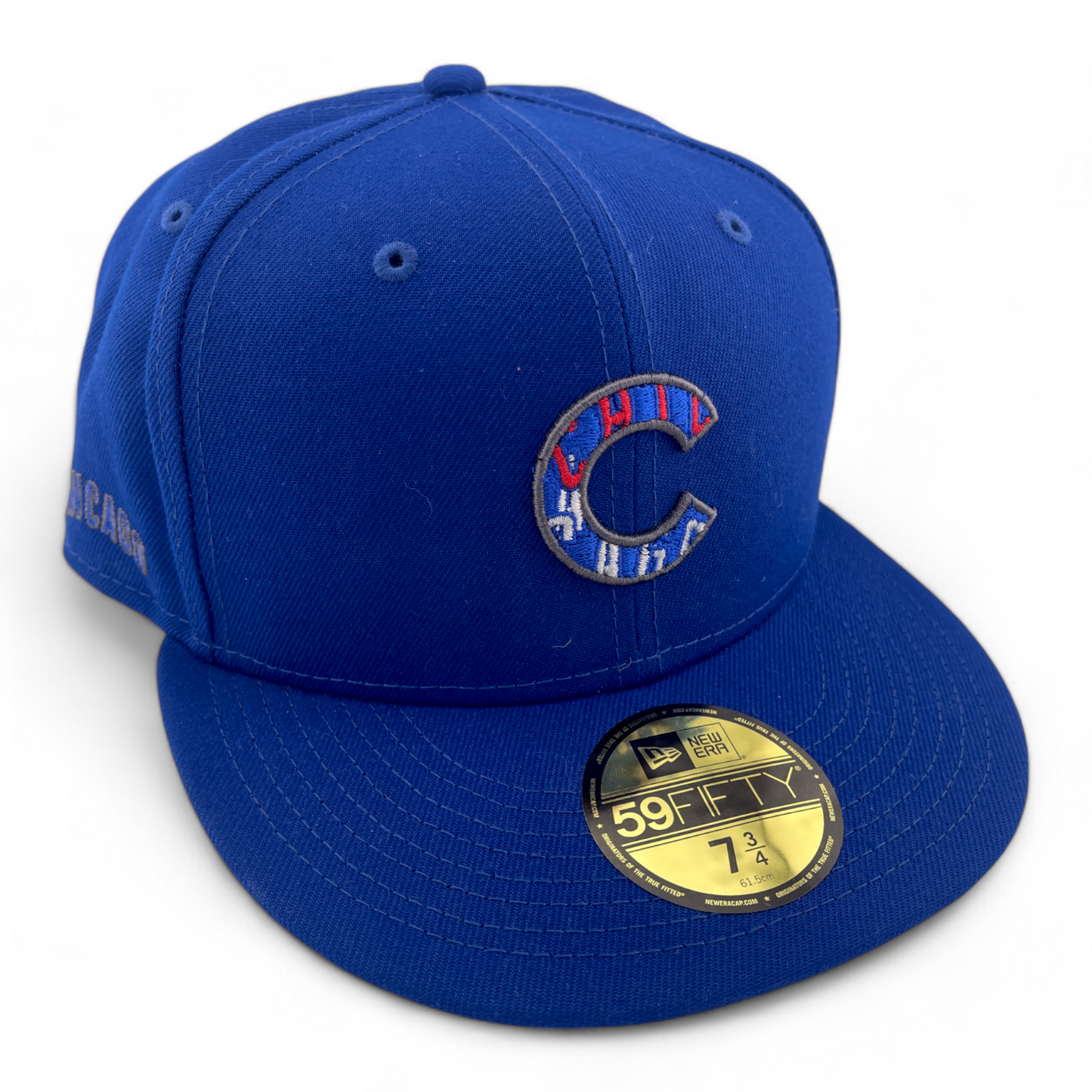 New Era Chicago Cubs MLB Script Fill Logo Pack Blue/Grey 59FIFTY Fitted Hat Cap