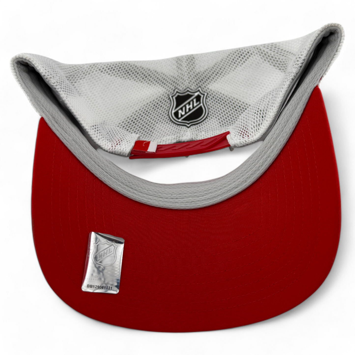 Fanatics Detroit Red Wings NHL Authentic Pro Mesh Snapback Adjustable Hat Cap