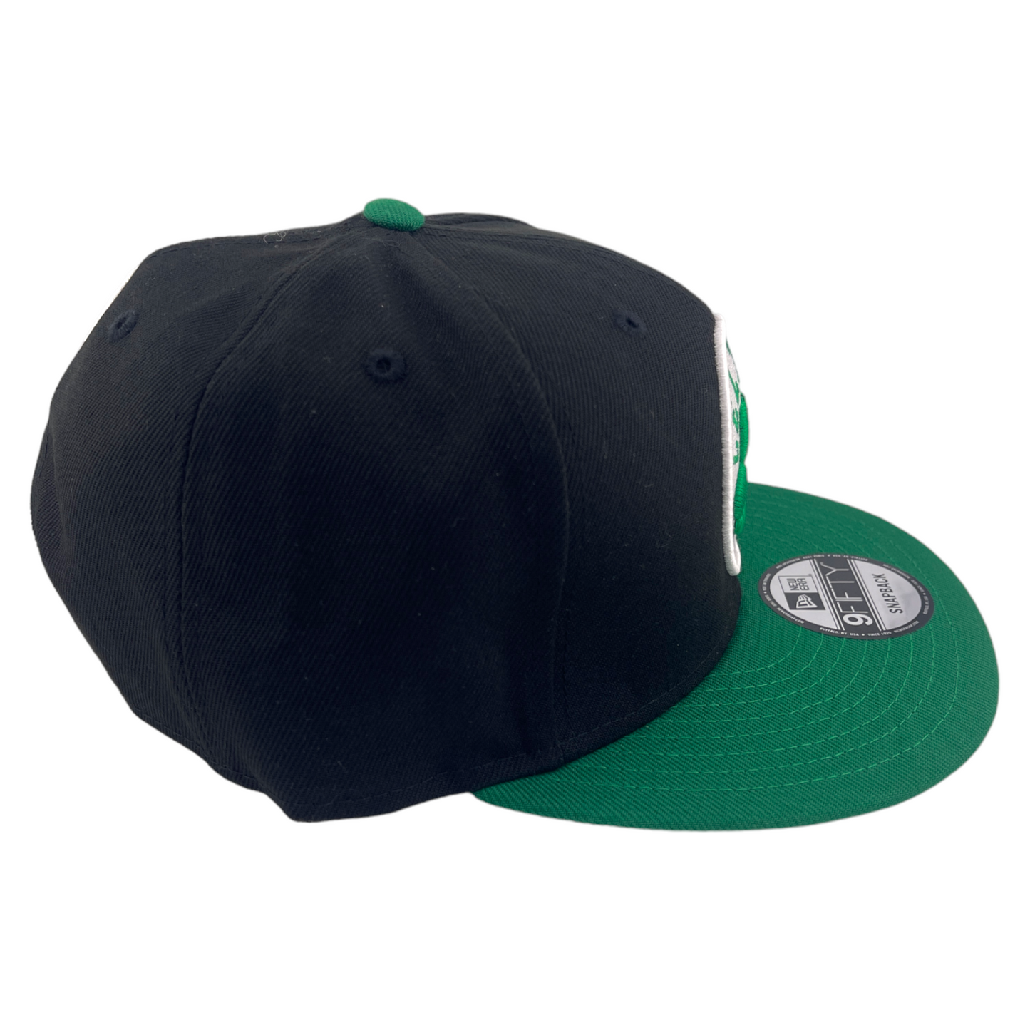 New Era Boston Celtics Basic Classic Logo Black/Green/Grey 9FIFTY Snapback Hat