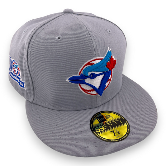 New Era Toronto Blue Jays 10th Anniversary Patch Grey/Tie Dye UV 59FIFTY Hat Cap