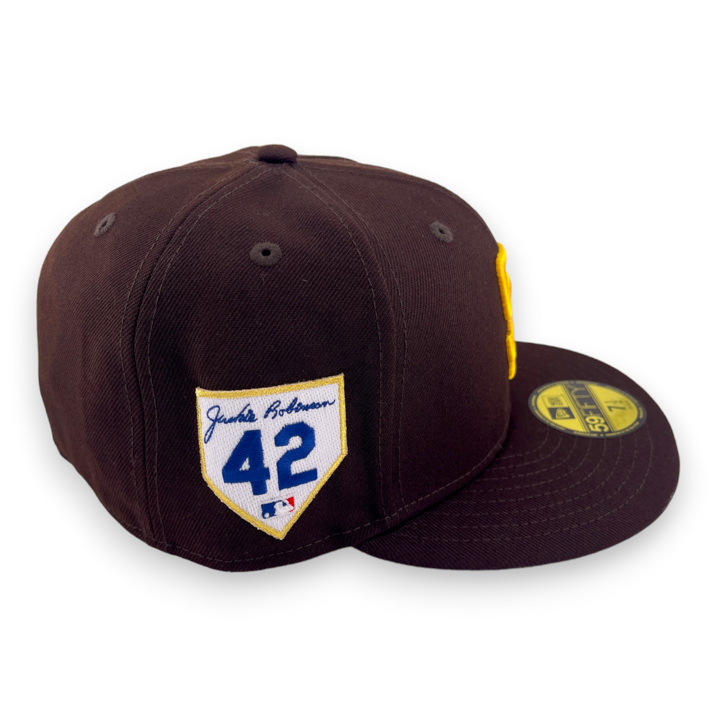 New Era San Diego Padres Jackie Robinson #42 Side Patch Black UV 59FIFTY Hat Cap