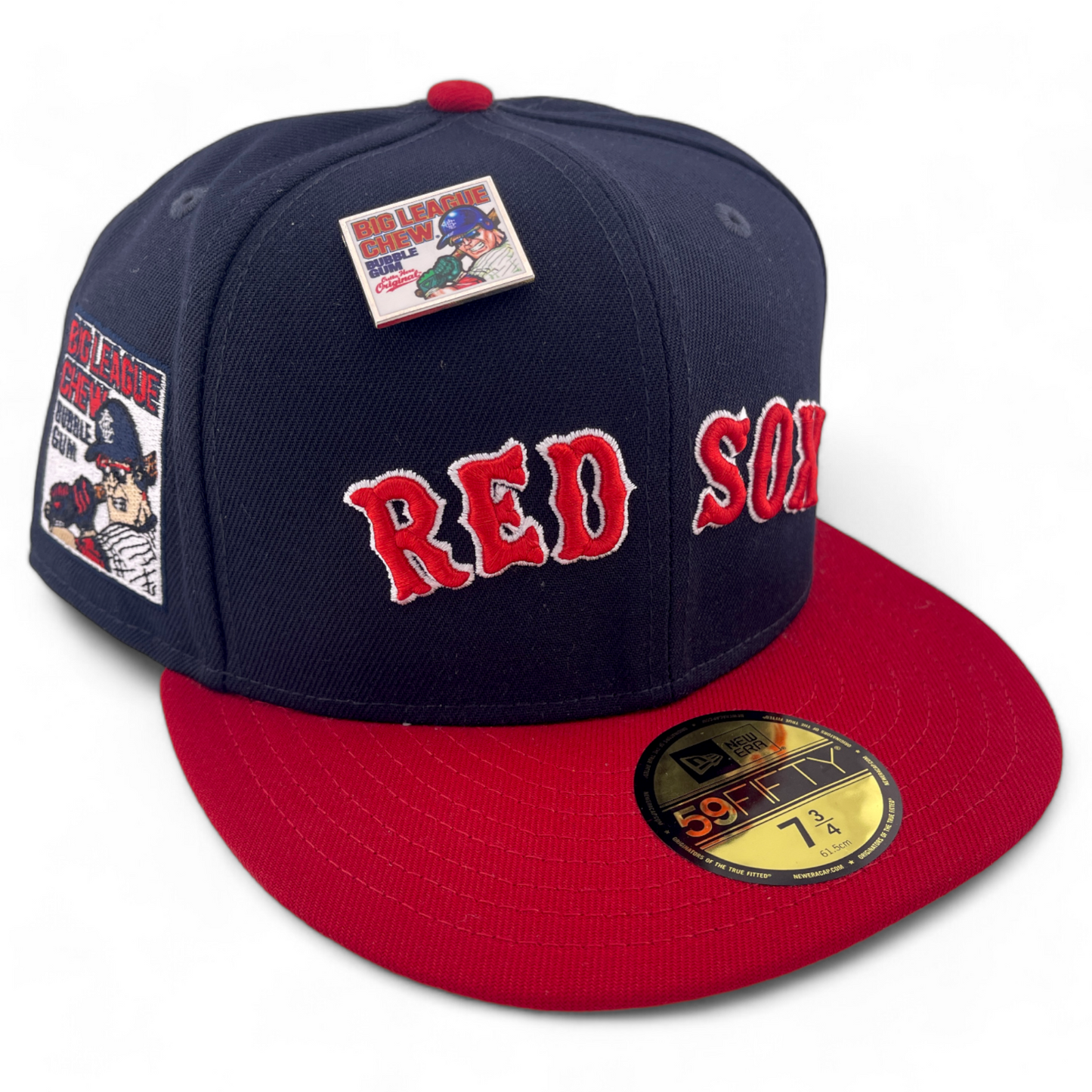 New Era Boston Red Sox MLB Big League Chew Exclusive w/ Pin 59Fifty Fitted Cap