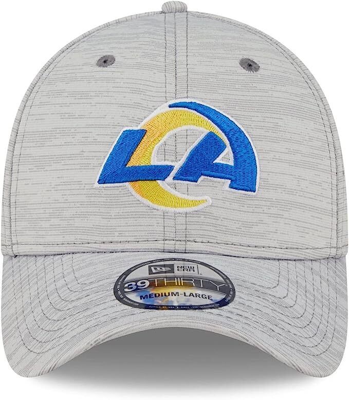 New Era Los Angeles Rams NFL 2022 Training Camp Coach 39Thirty Stretch Fit Hat Cap