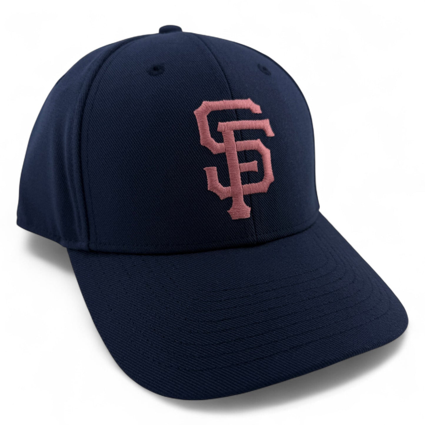 Nike San Francisco Giants MLB Pink Logo Navy Club Cap Structured Adjustable Hat