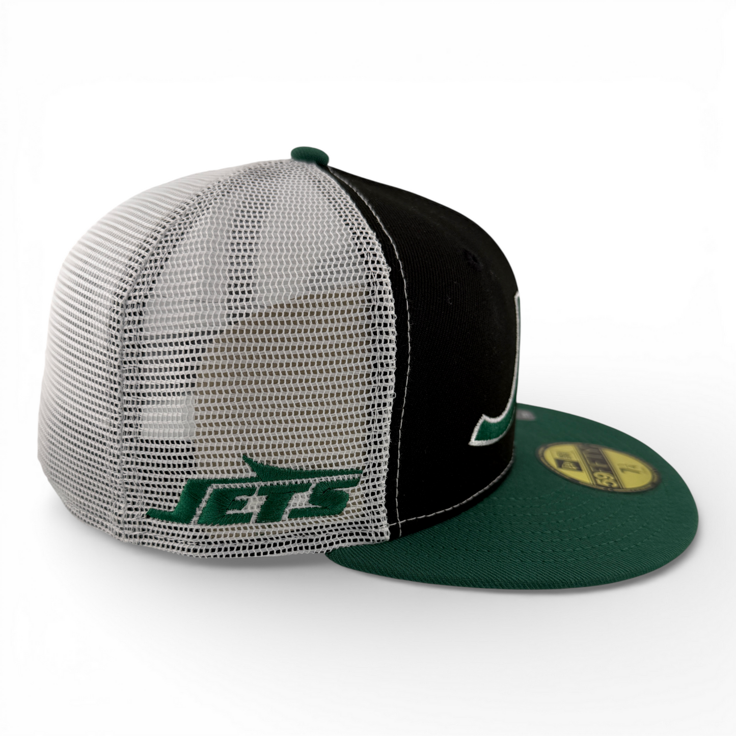 New Era New York Jets NFL Draft ‘04 Lids Script Mesh Back 59FIFTY Fitted Hat Cap