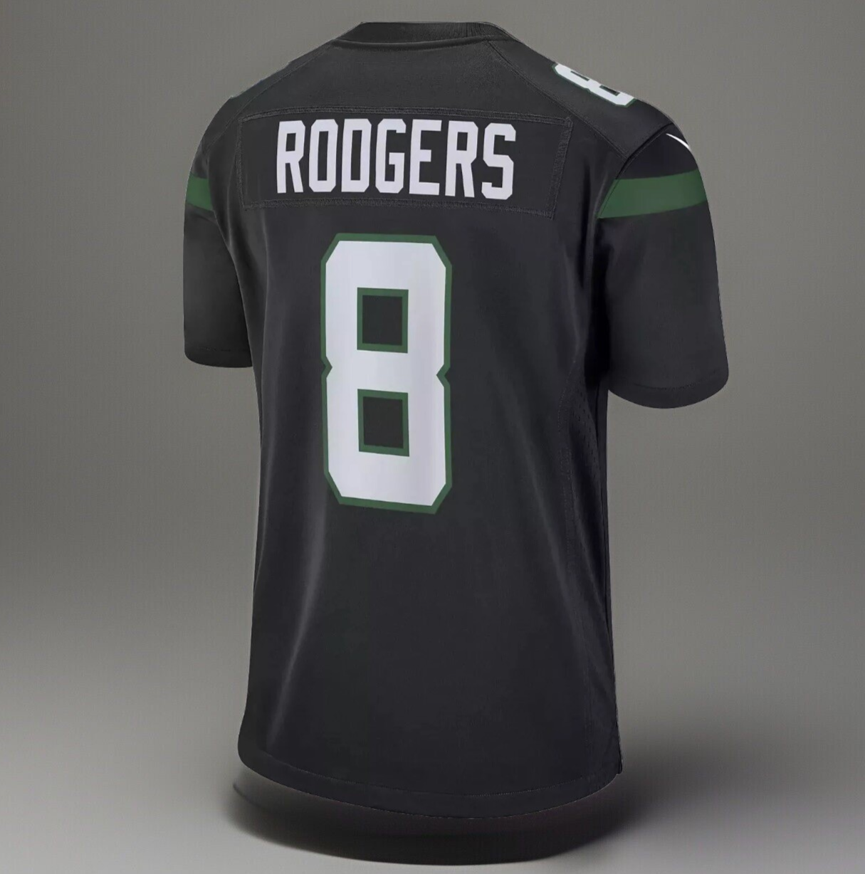 Nike Aaron Rodgers New York Jets Black On Field Dri-FIT Jersey Men’s Size Medium