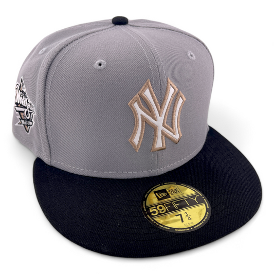 New Era New York Yankees MLB 1998 World Series Leather Logo 59FIFTY Fitted Hat Cap