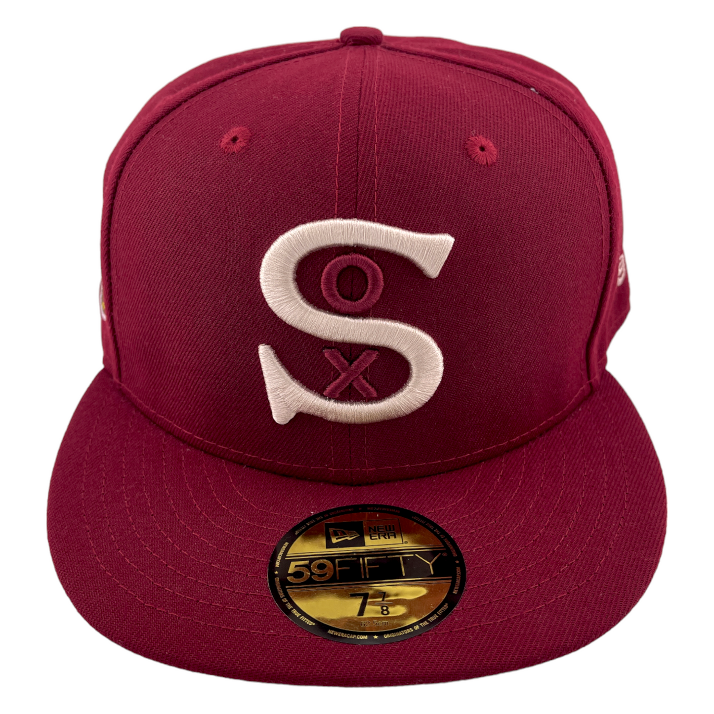 New Era Chicago White Sox World Series 1917 Side Patch Maroon Tan UV 59FIFTY Hat Cap