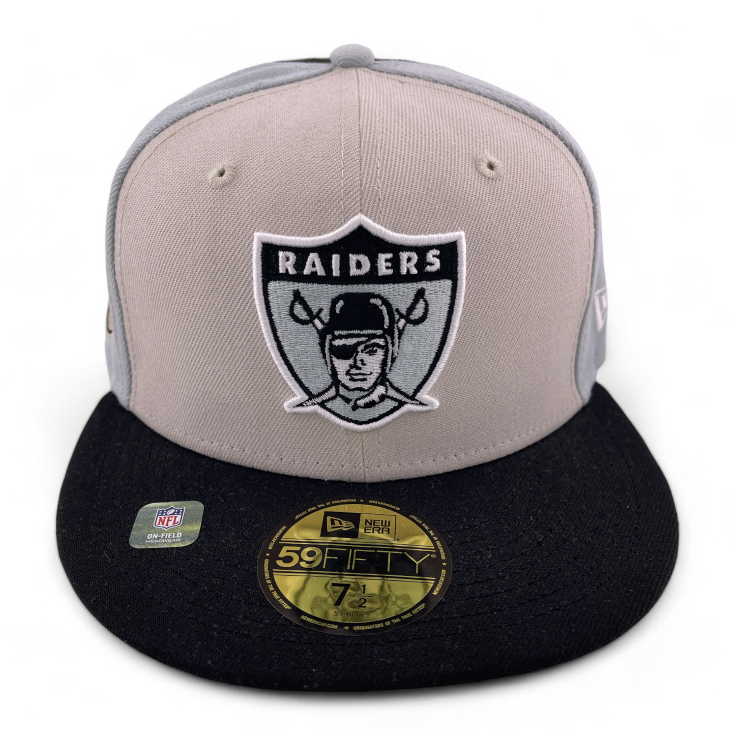 ~NEW DROP~ New Era Las Vegas Raiders NFL 2023 Historic Logo Sideline 59Fifty Fitted Hat Cap