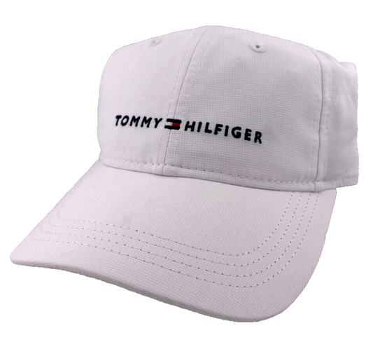 NEW Tommy Hilfiger Logo Sport Classic White Dad Baseball Cap Adjustable Hat