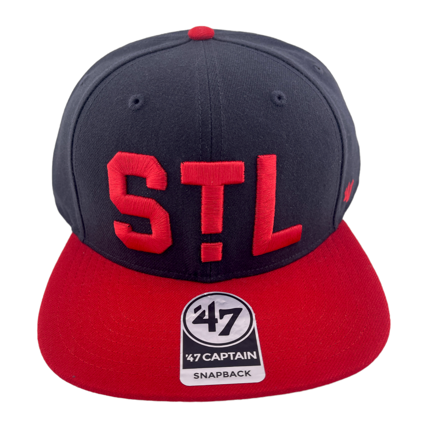 '47 Brand St. Louis Cardinals Cooperstown Sure Shot Navy Captain Snapback Hat