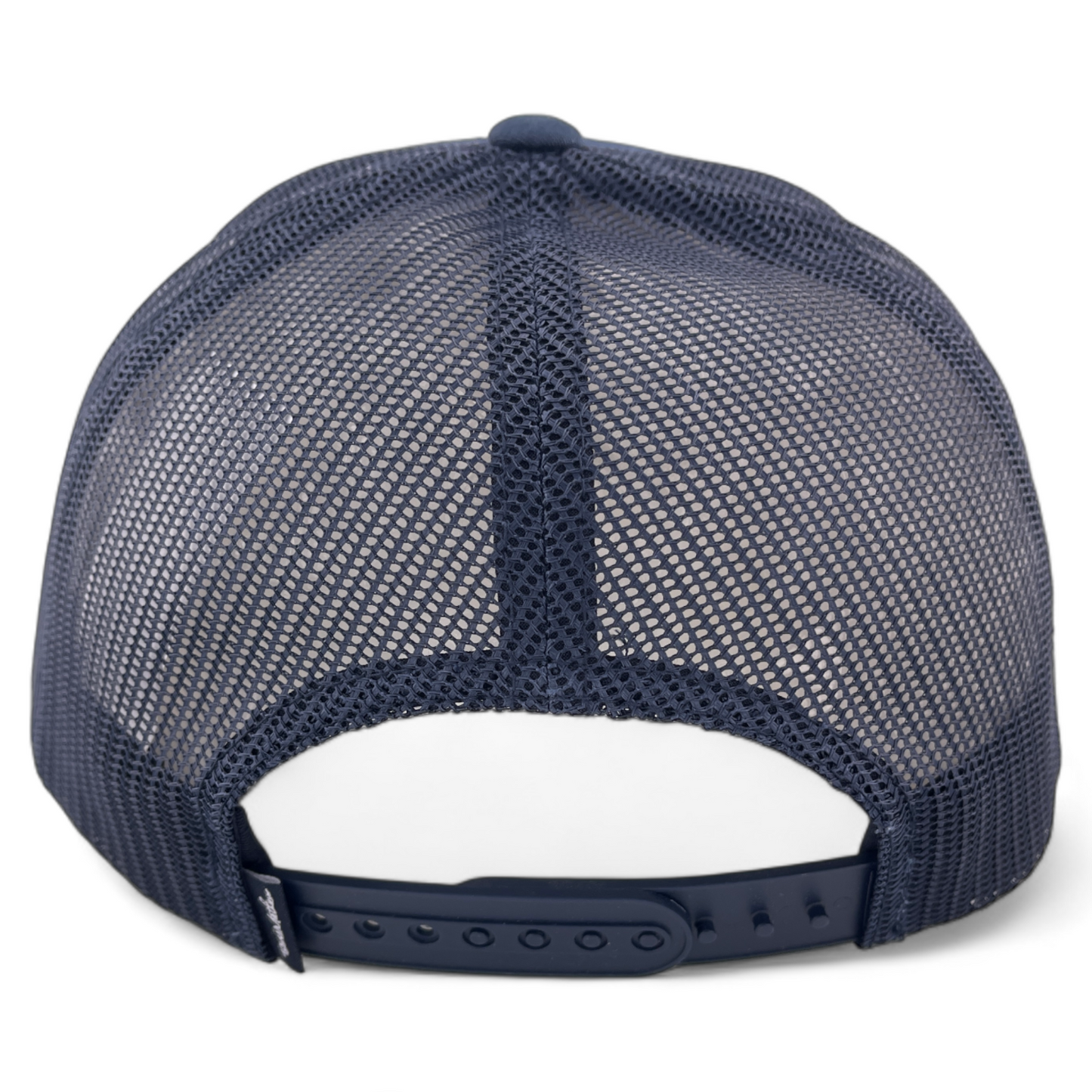 Travis Mathew All Out Cookout Navy Mesh Back Trucker Adjustable Snapback Hat Cap