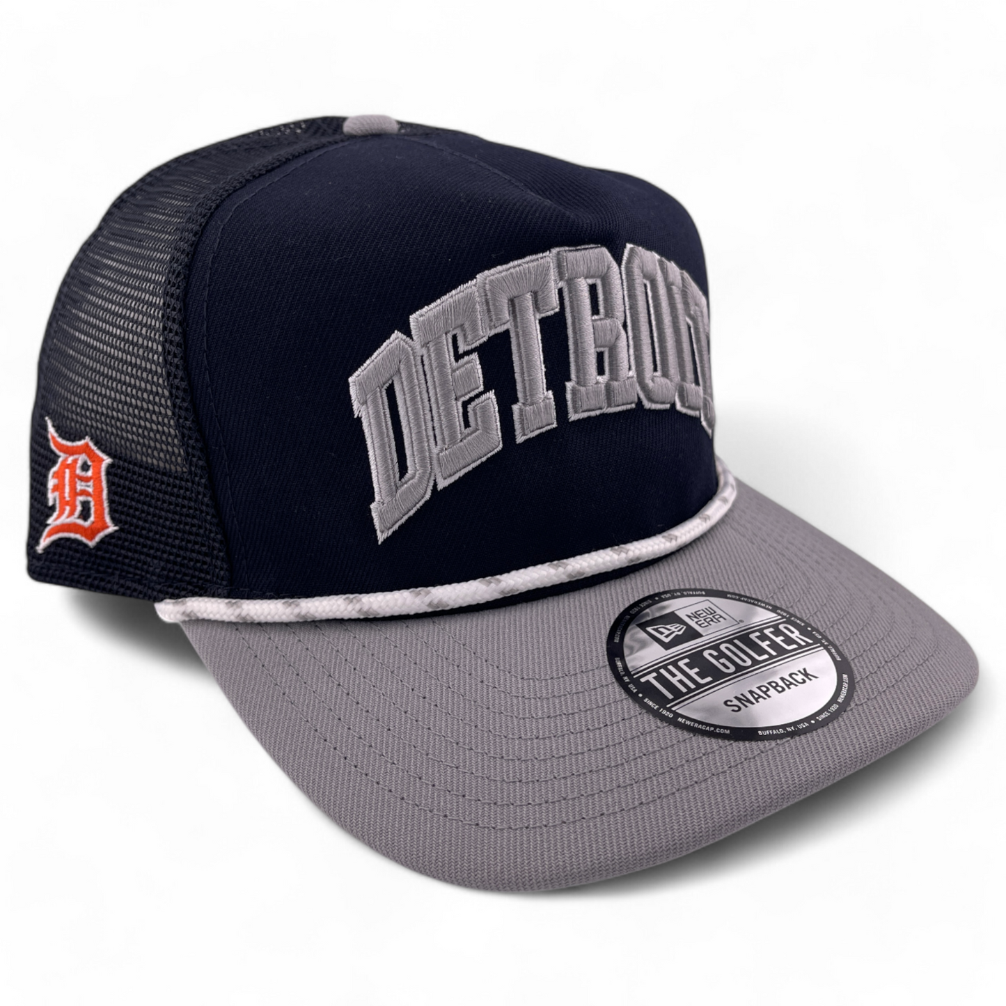 New Era Detroit Tigers MLB The Golfer Rope A-Frame Snapback Adjustable Hat Cap