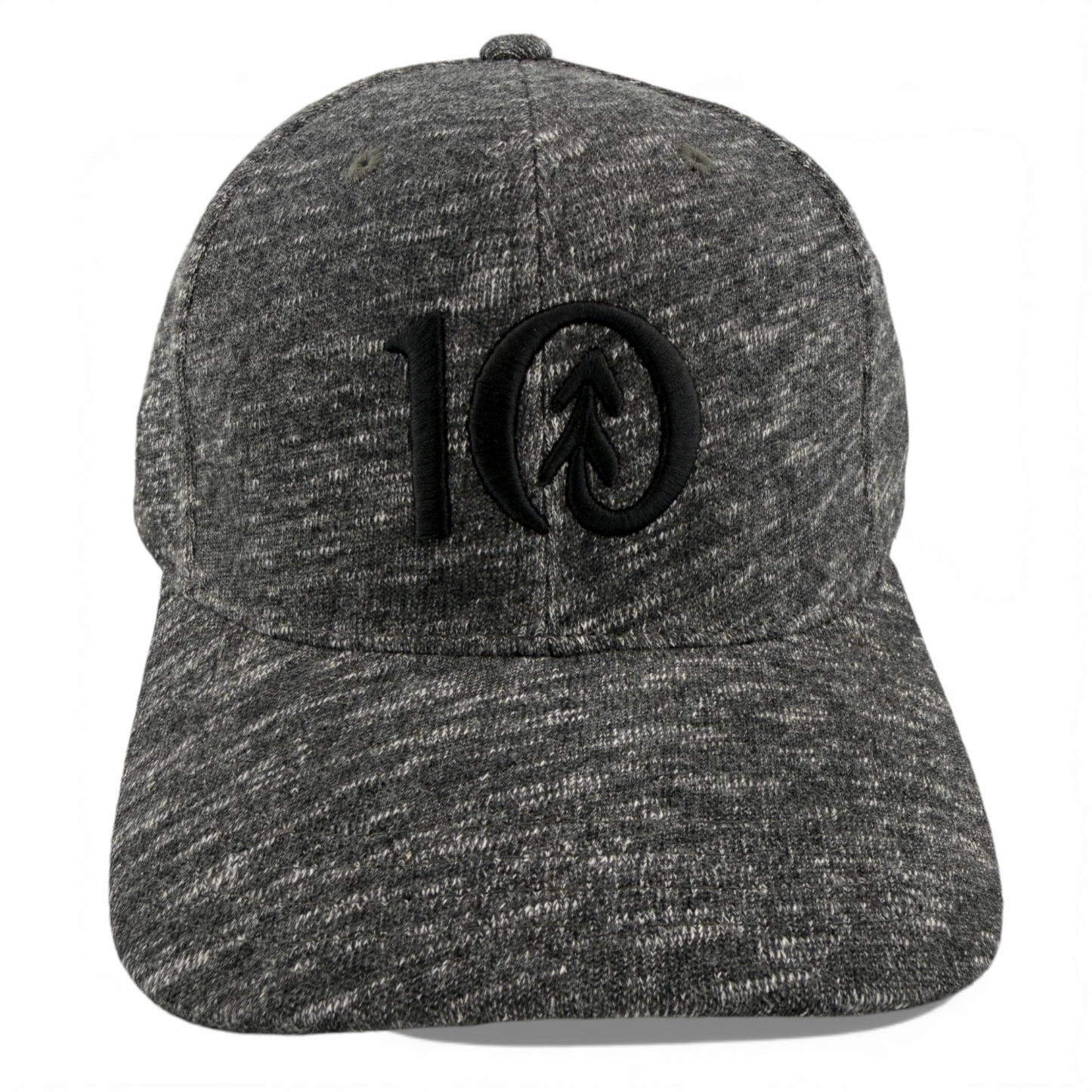tentree 10 Logo Thicket F19 Hi Rise Dark Heathered Gray Flex Fit Hat Cap Adult