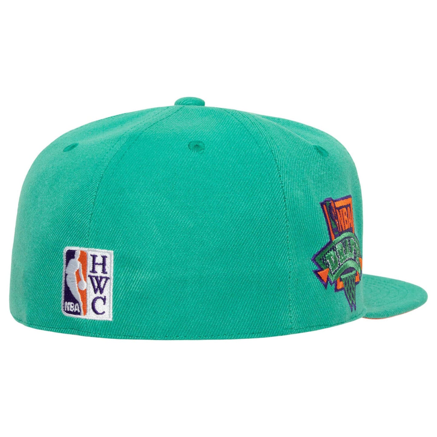 Mitchell & Ness Milwaukee Bucks NBA Cactus Cooler Teal Draft Fitted Hat Cap