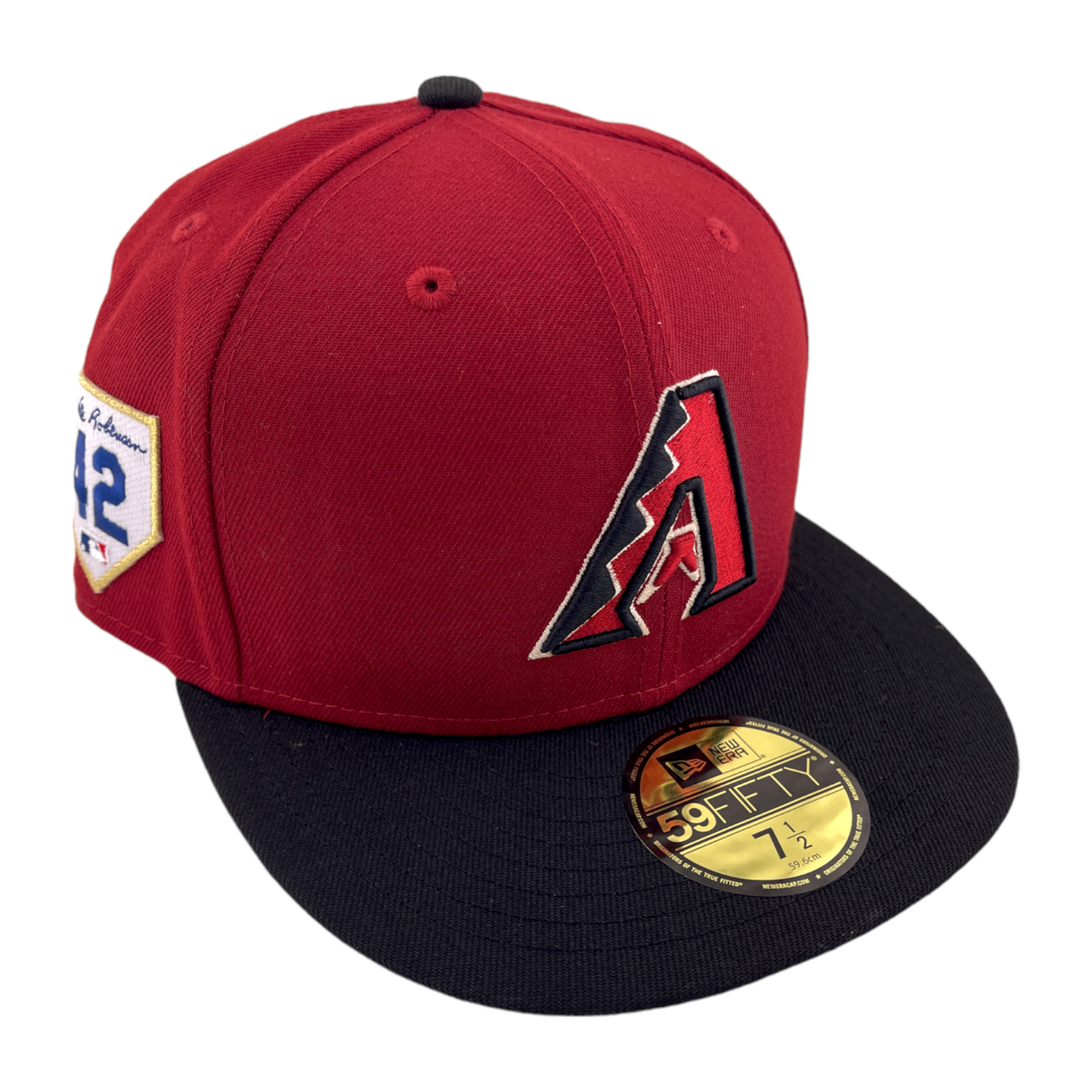 New Era Arizona Diamondbacks #42 Jackie Robinson Red/Black UV 59FIFTY Fitted Hat