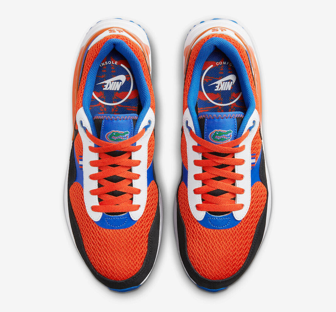 Nike Air Max System University of Florida Gators Blue/White/Orange Mens Size 9.5