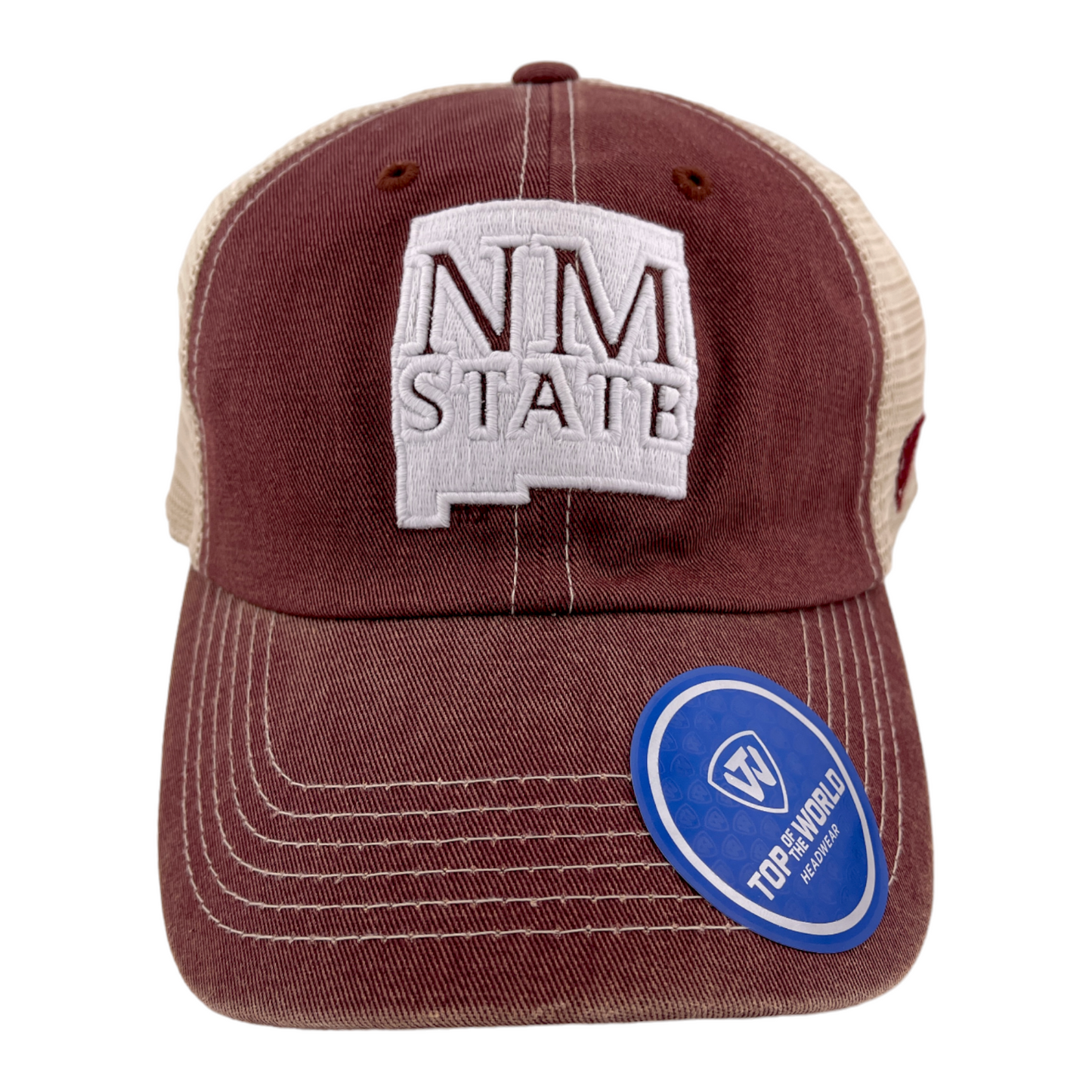 New Mexico State University Aggies NCAA Wickler Mesh Back Adjustable Hat Cap