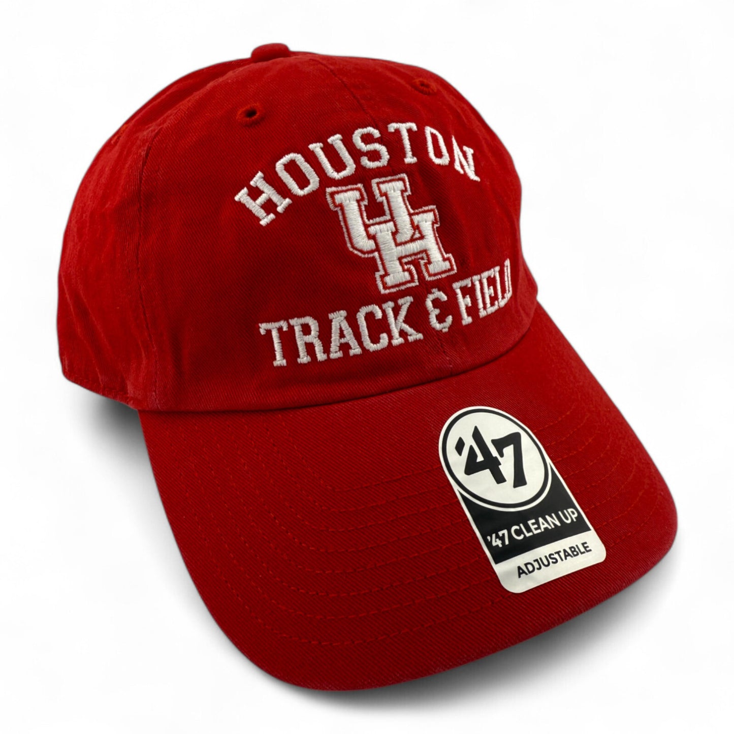 '47 Brand University of Houston Cougars Track Field Clean Up Adjustable Dad Hat