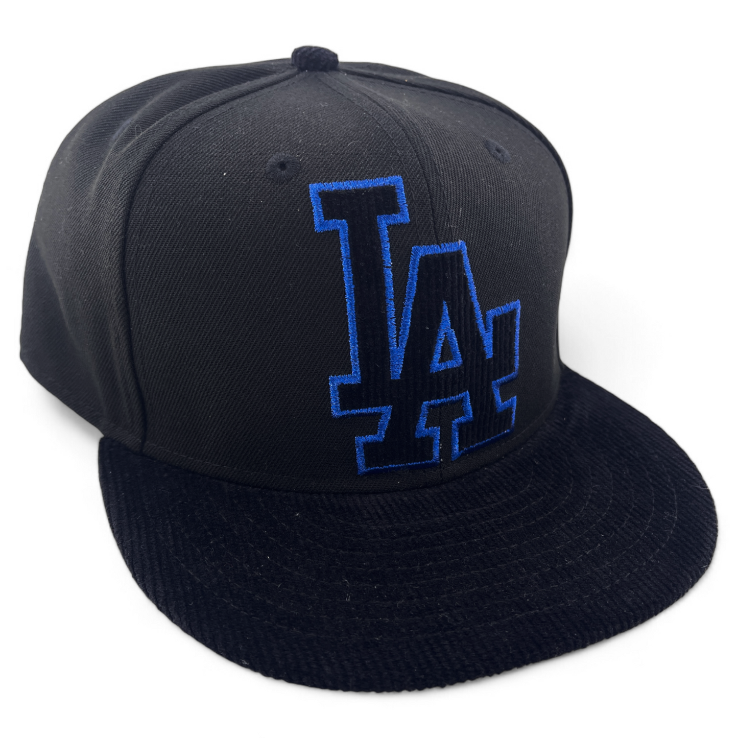 New Era Los Angeles Dodgers MLB Black Cord Lids Exclusive 59Fifty Fitted Hat Cap