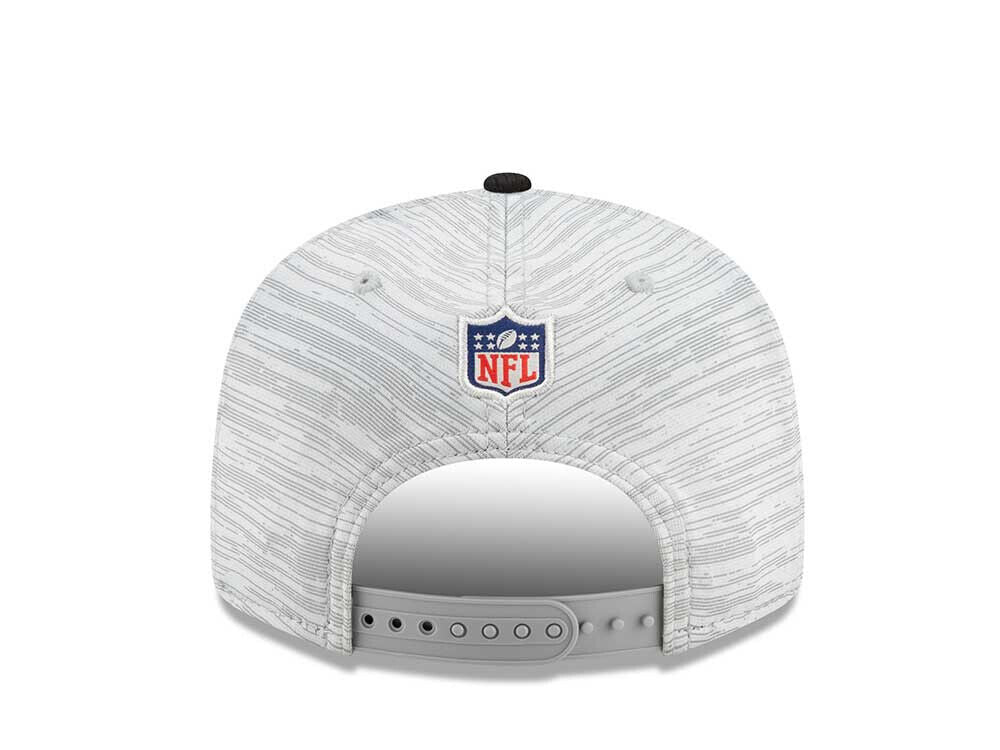 New Era Pittsburgh Steelers Training Camp 2021 NFL Grey 9FIFTY Snapback Hat Cap