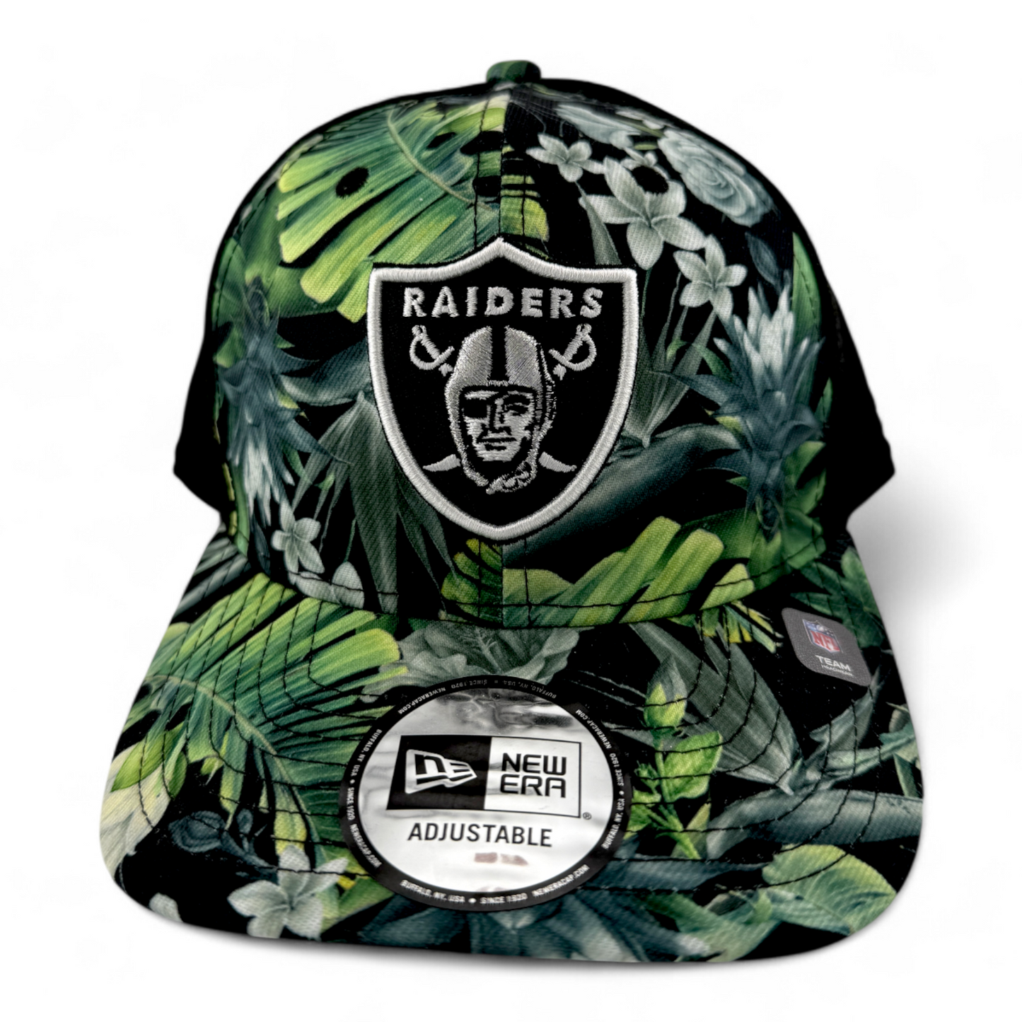 New Era Las Vegas Raiders NFL Floral Botanical Snapback Adjustable Trucker Hat