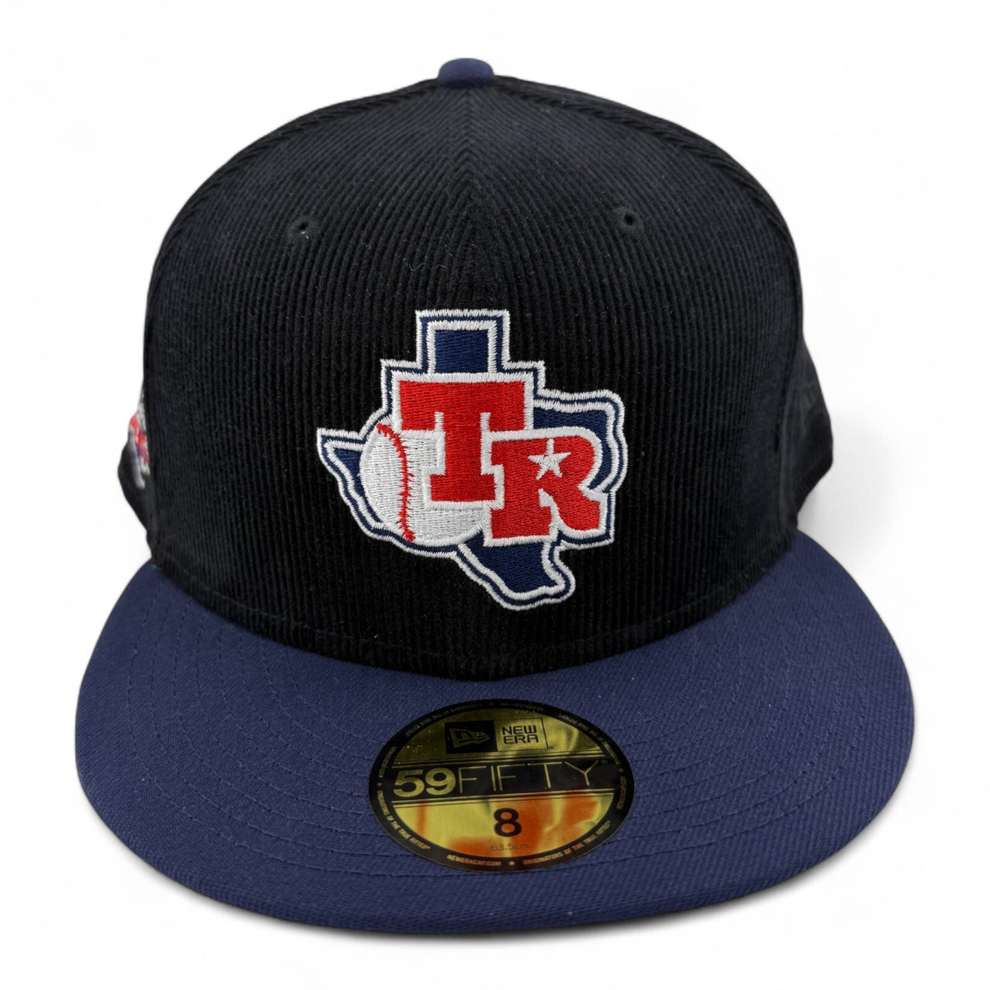 New Era Texas Rangers MLB Cord Corduroy 40th Anniversary 59FIFTY Fitted Hat Cap